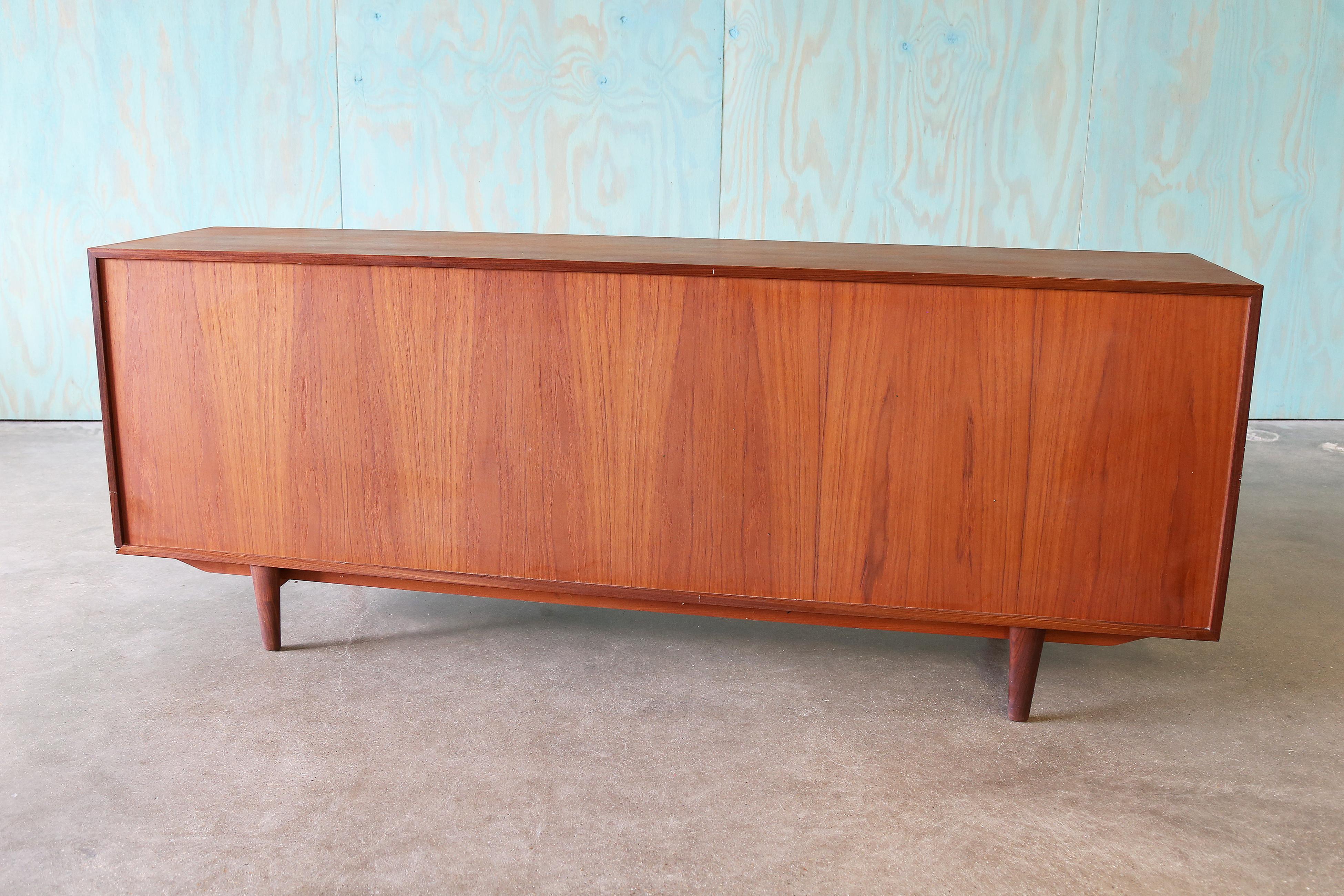 1950s Ib Kofod-Larsen for Clausen and Sons Denmark Teak Sideboard Buffet For Sale 10