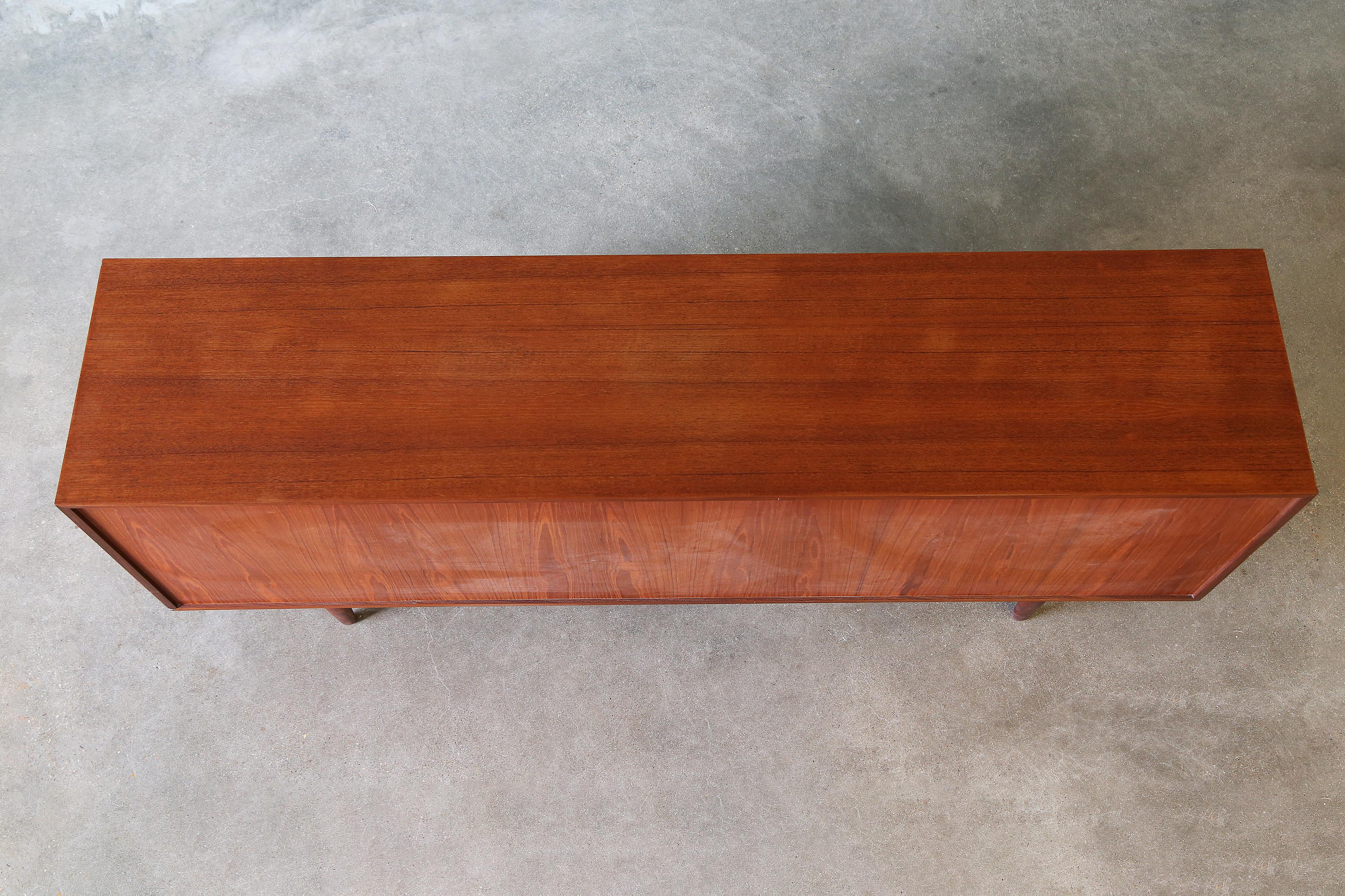 1950s Ib Kofod-Larsen for Clausen and Sons Denmark Teak Sideboard Buffet For Sale 11