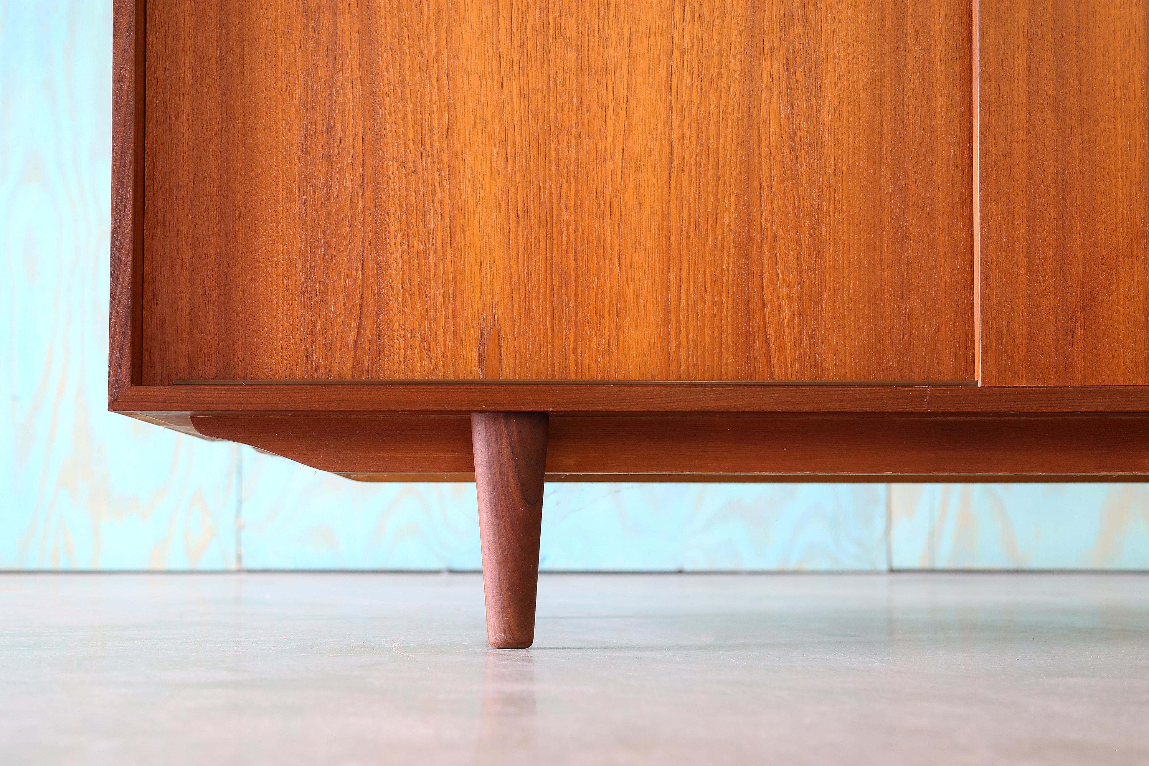 1950s Ib Kofod-Larsen for Clausen and Sons Denmark Teak Sideboard Buffet For Sale 2