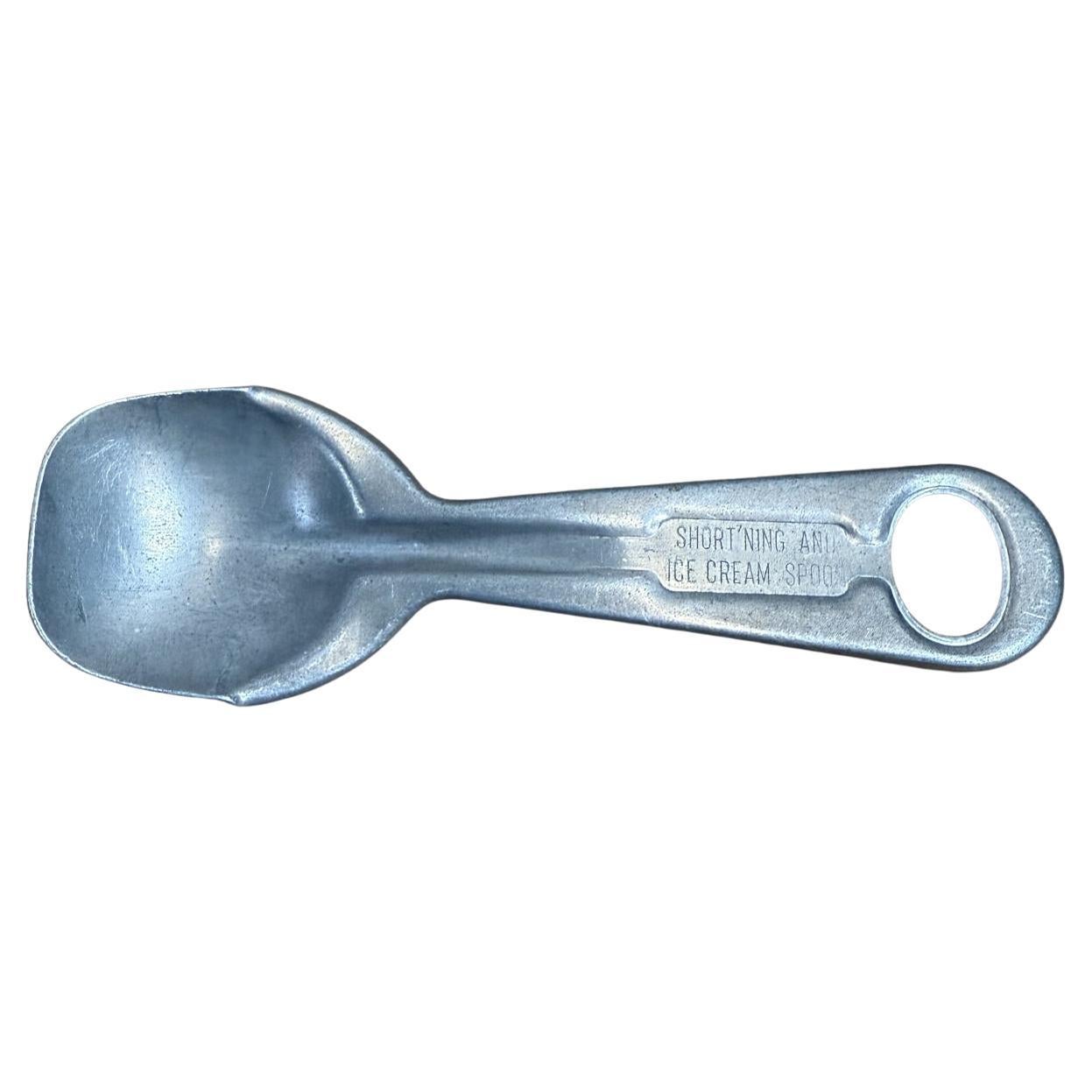 1950s Ice Cream Dipper Aluminum Spoon