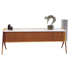 1950s Ico Parisi 6 Drawer Italian Credenza