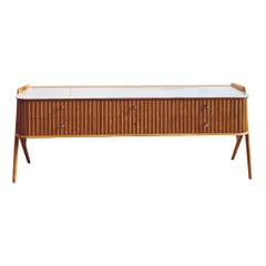 Credenza italiana Ico Parisi a 6 cassetti del 1950 Credenza italiana Ico Parisi a 6 cassetti del 1950