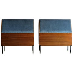 1950s Ico Parisi Italian Midcentury Design Headboard Cabinets “Positano” for MIM
