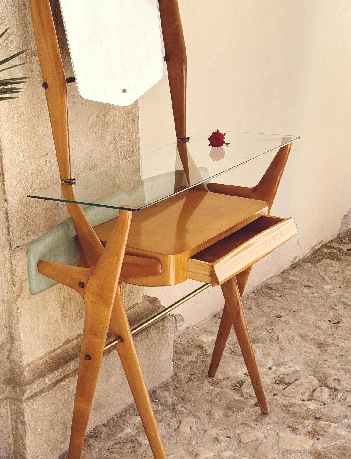 Mid-20th Century 1950s Ico Parisi Vanity Dressing Table For Sale