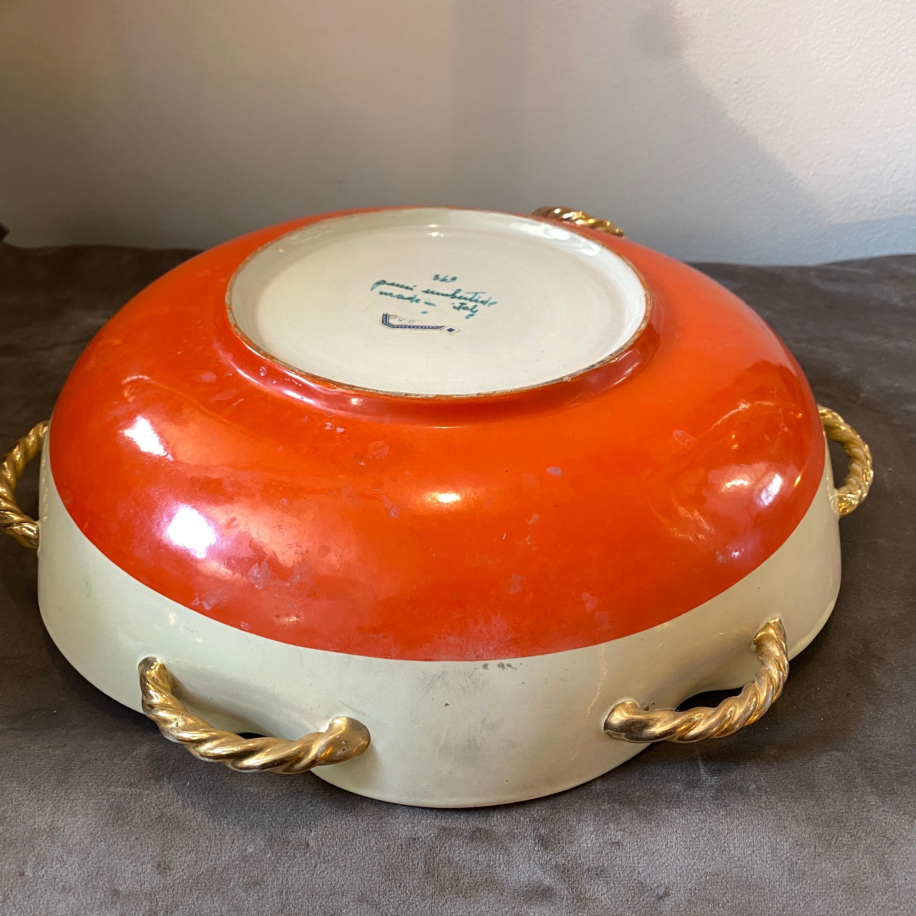 1950s Iconic Mid-Century Modern Ceramic Italian Centerpiece by Pucci 8
