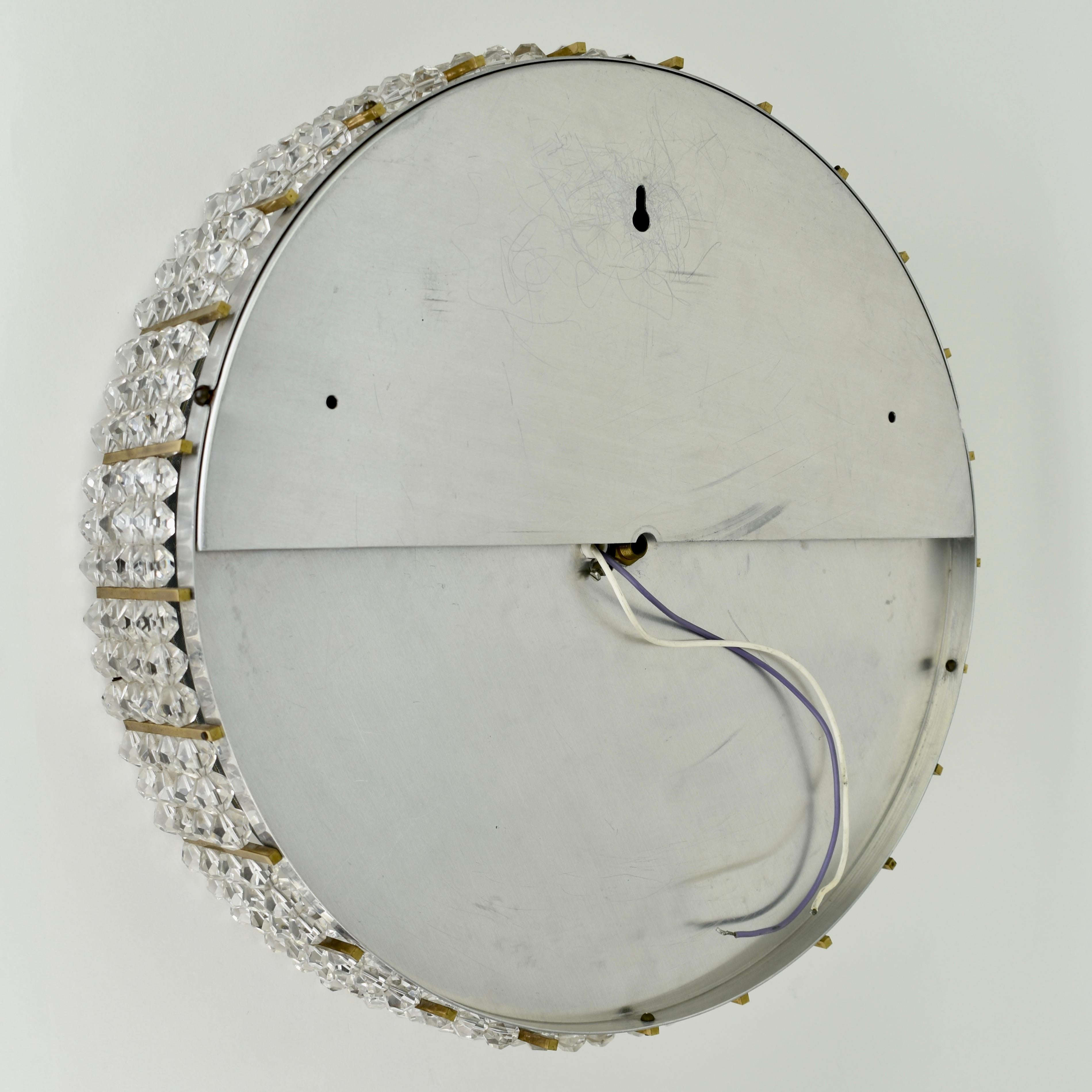 Miroir éclairé des années 1950 par Rupert Nikoll, Autriche Bon état - En vente à AMSTERDAM, NL