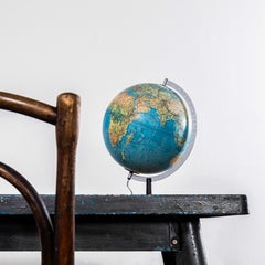 1950’s Illuminated Rotating Earth Globe