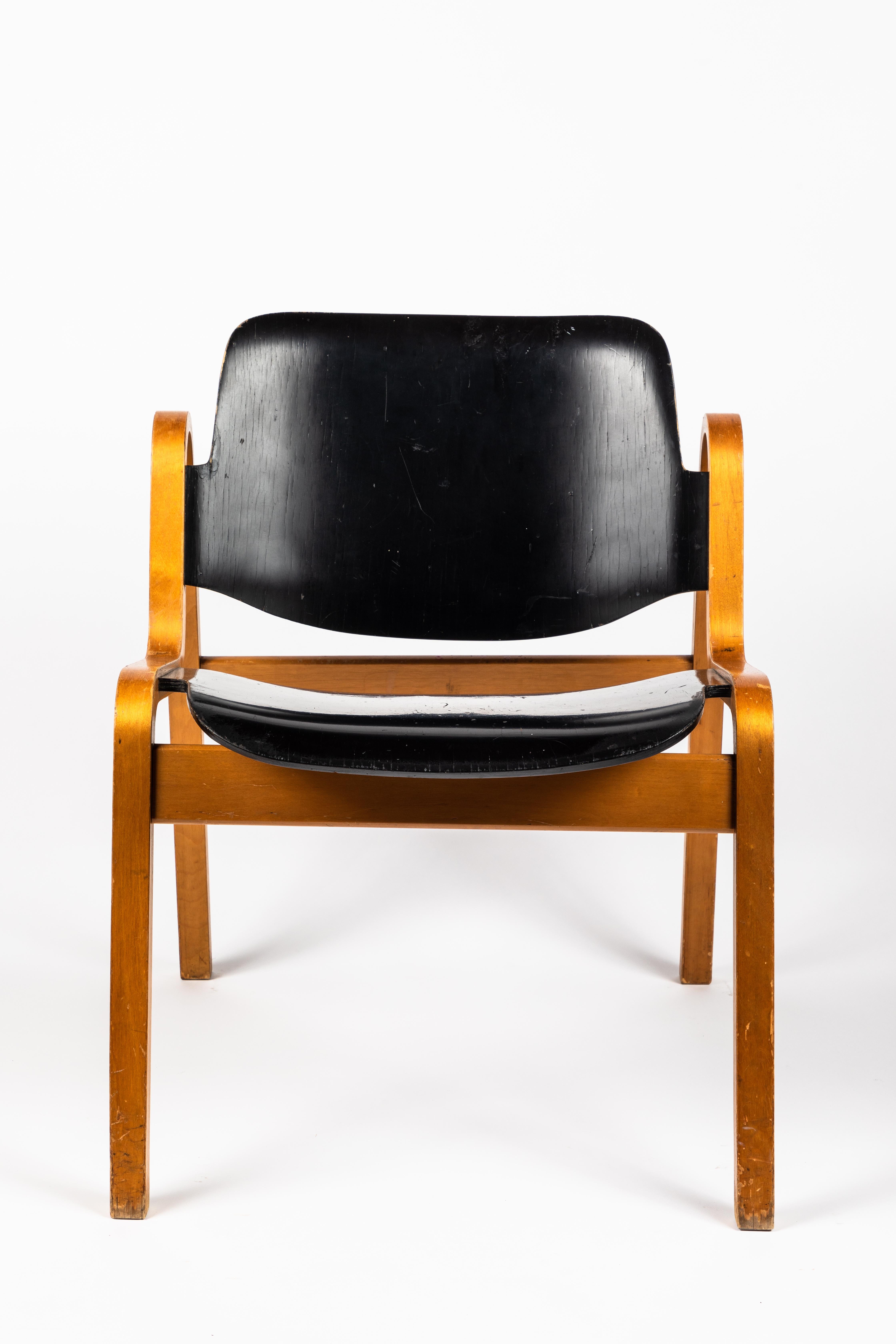Laminated 1950s Ilmari Tapiovaara 'Wilhelmina' Chair