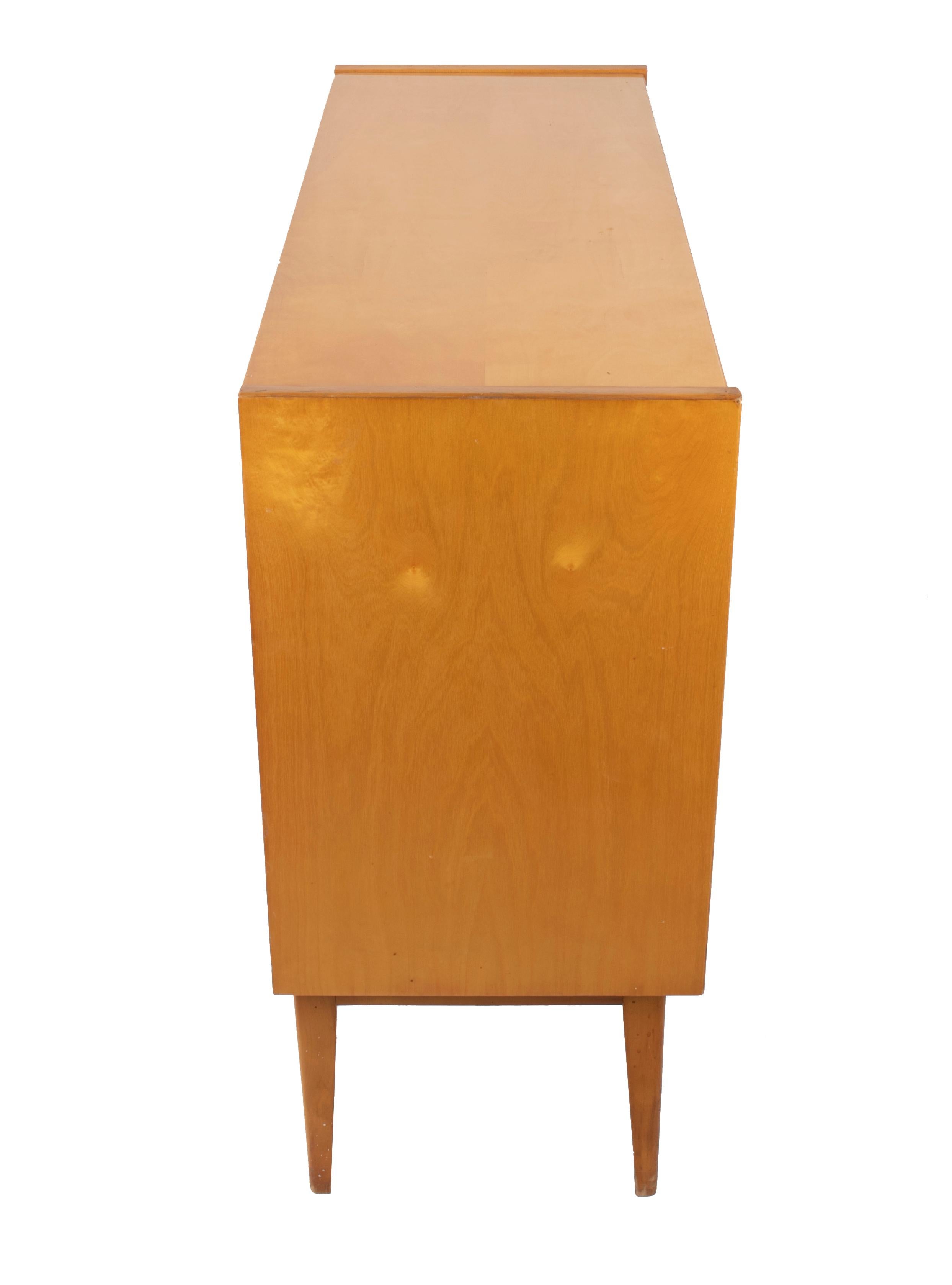 European 1950s Imexcotra Two-Door Cabinet with Lock