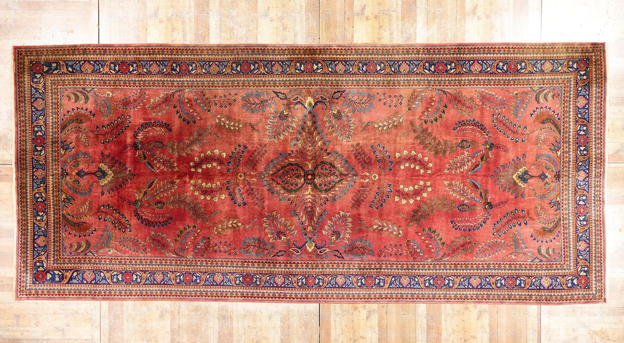Tappeto Sarouk indiano persiano degli anni '50 con stile moderno in vendita 2