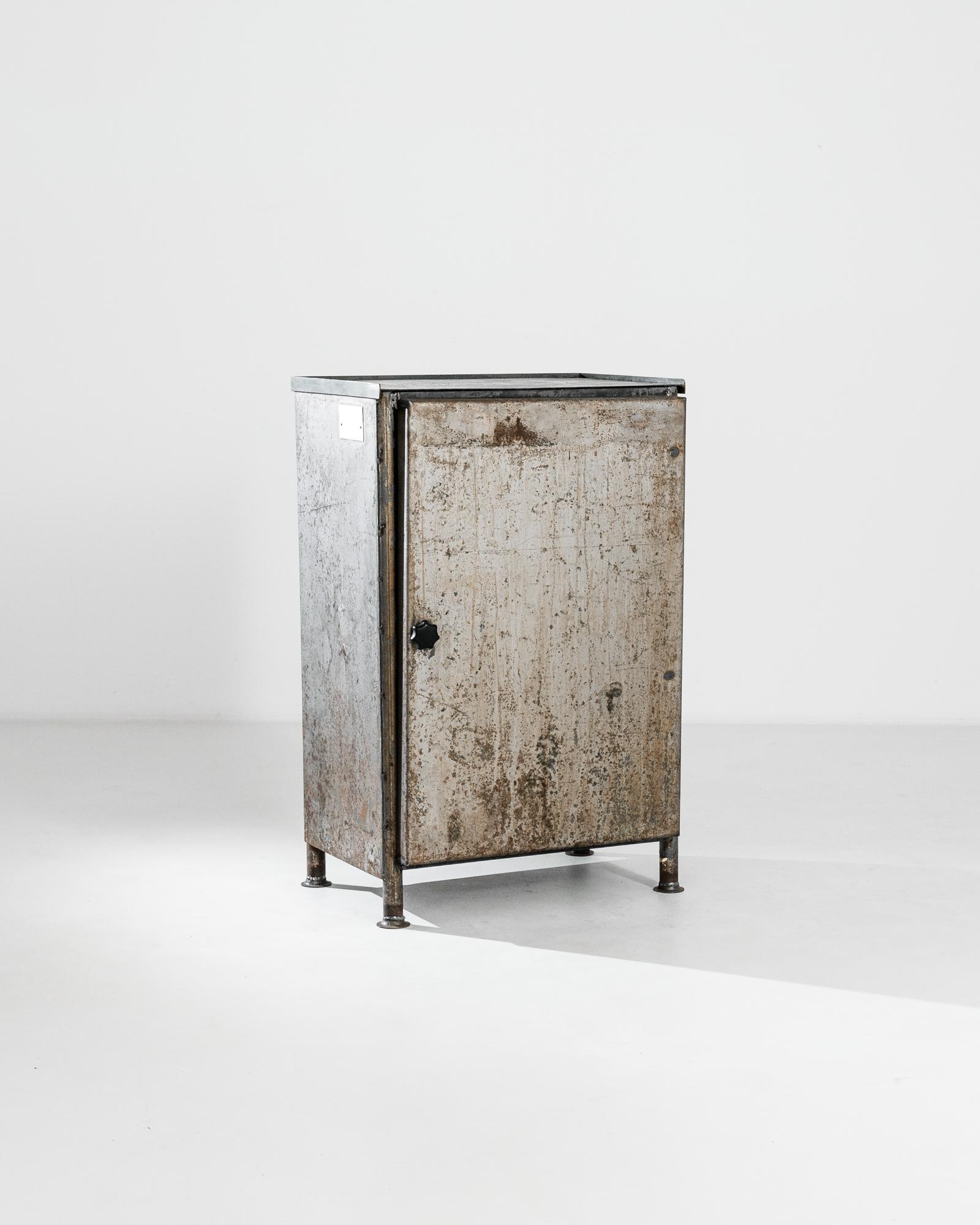 Metal 1950s Industrial Cabinet from Czechia