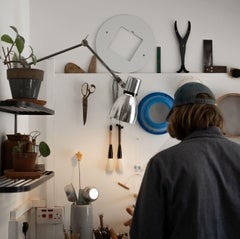 1950's Industrial Cantilever Wall Lamp — Mid-Century Factory Salvage