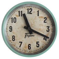 1950's Industrial Clock from Zbrojovka Factory in Brno