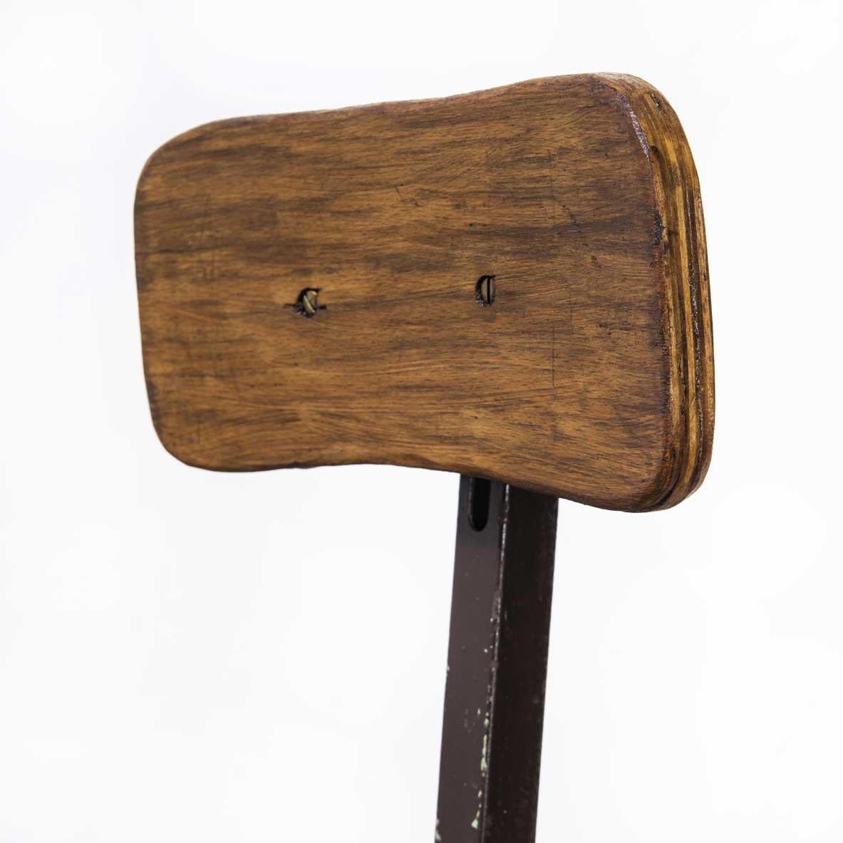 1950's Industrial Czech Swivel Chair, '1767.1' For Sale 5