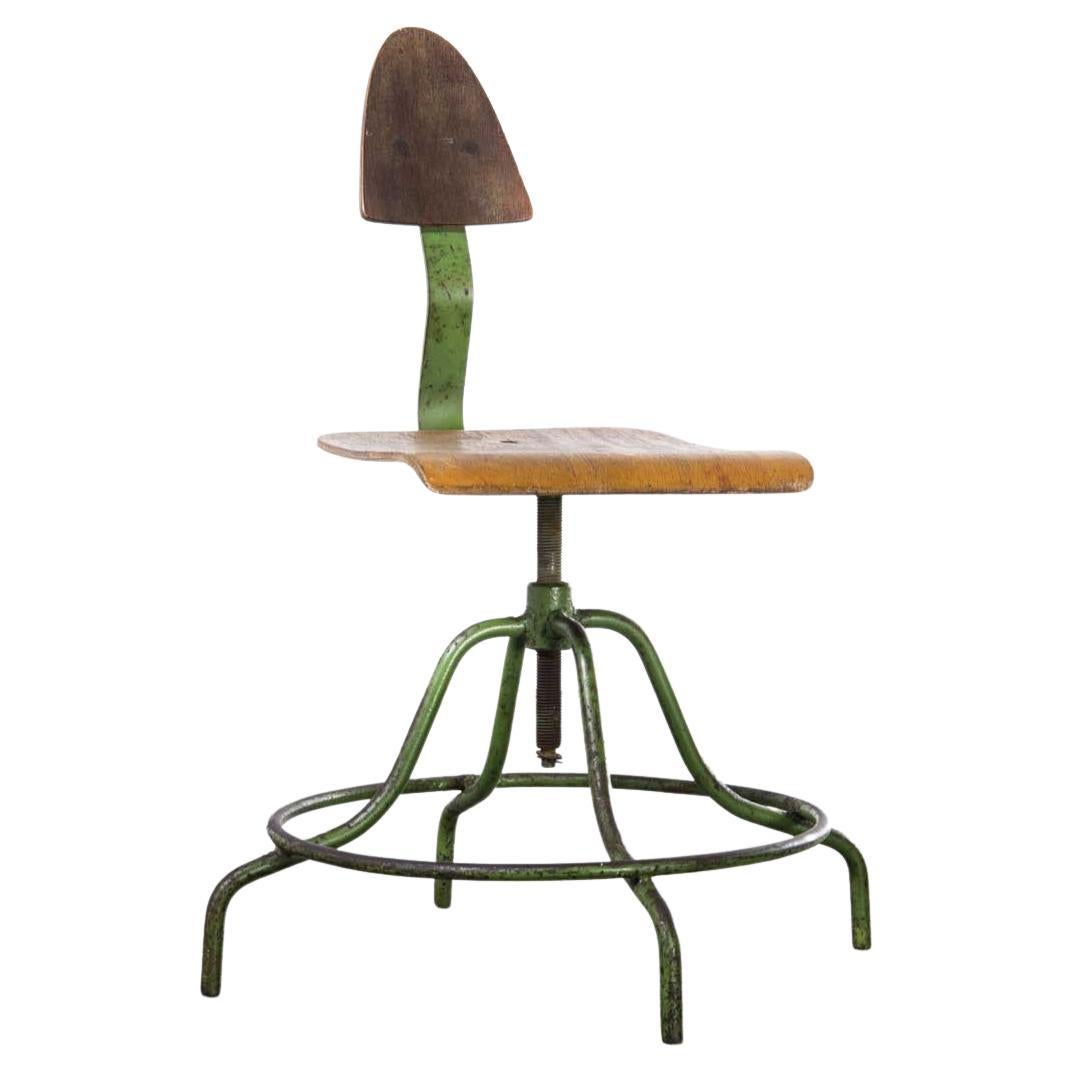 1950's Industrial Czech Swivel Chair, '1767.4' For Sale