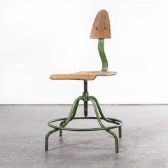 Chaise pivotante industrielle tchèque des années 1950, '1767,5'