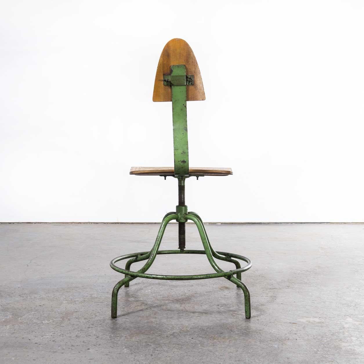 1950's Industrial Czech Swivel Chair, '1767.5' For Sale 1