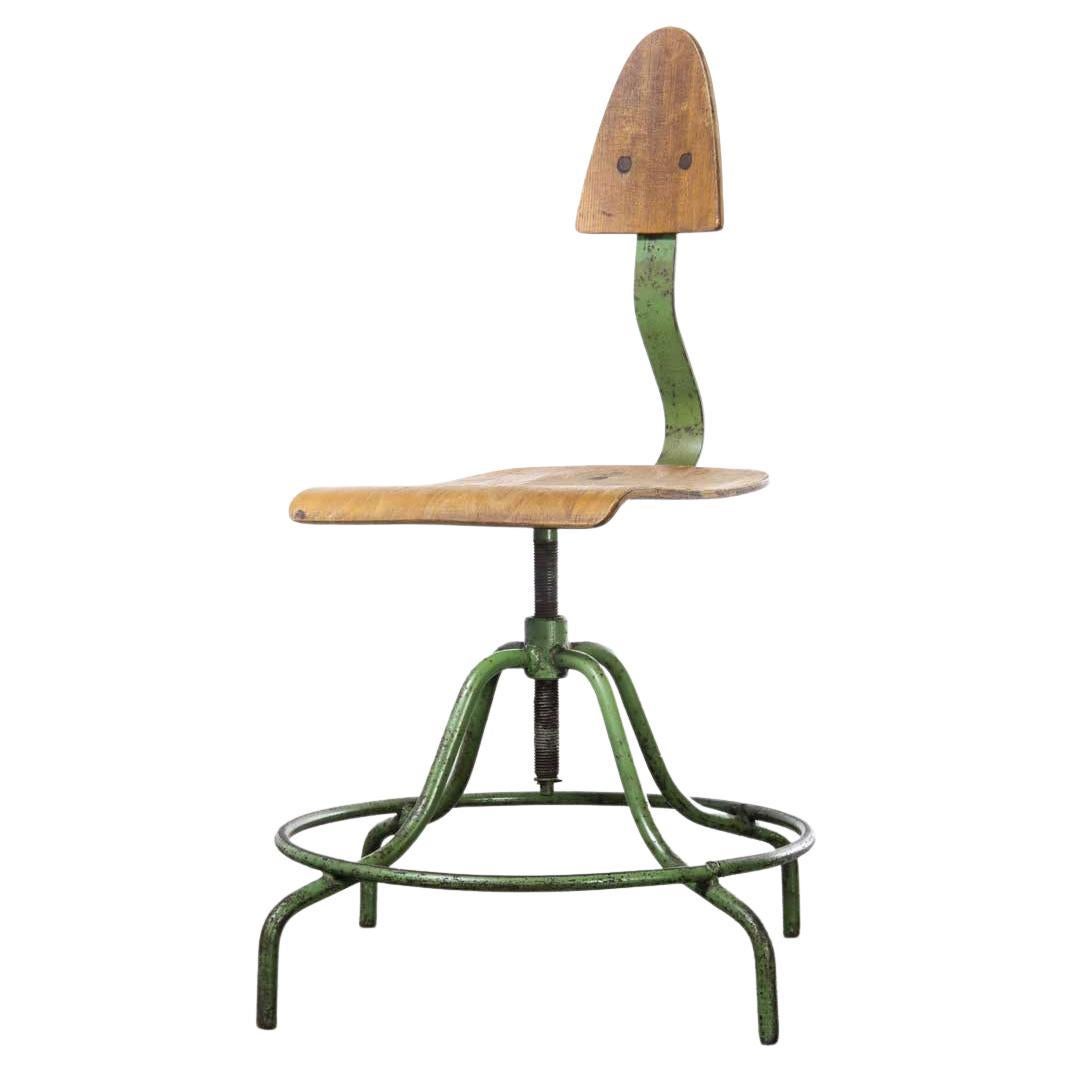 1950's Industrial Czech Swivel Chair, '1767.5' For Sale