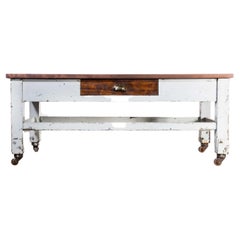 1950s Industrial Low Occasional Table, Coffee Table