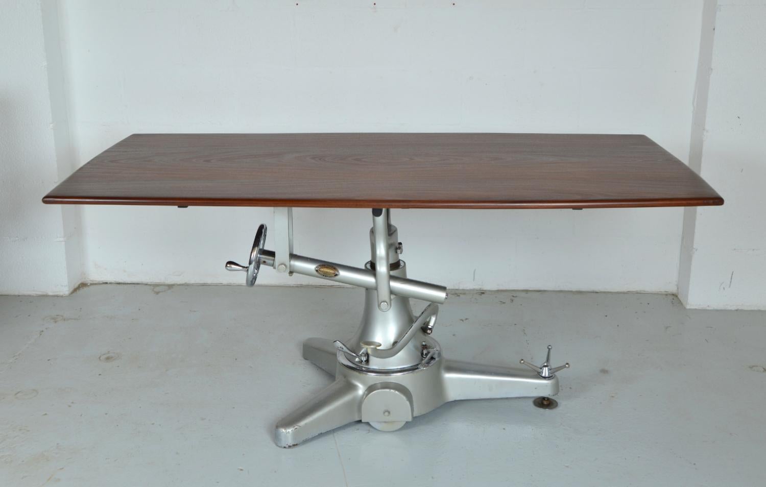 Give your dining experience a real lift with this beautiful and macabre “Thackray” Operating dining table, which is sure to raise your blood pressure, and a few eyebrows! A fantastic piece of engineering by Chas F Thackray Ltd, Leeds, producers of