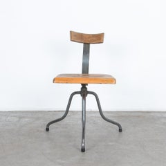 1950s Industrial Swivelling Machinist’s Chair