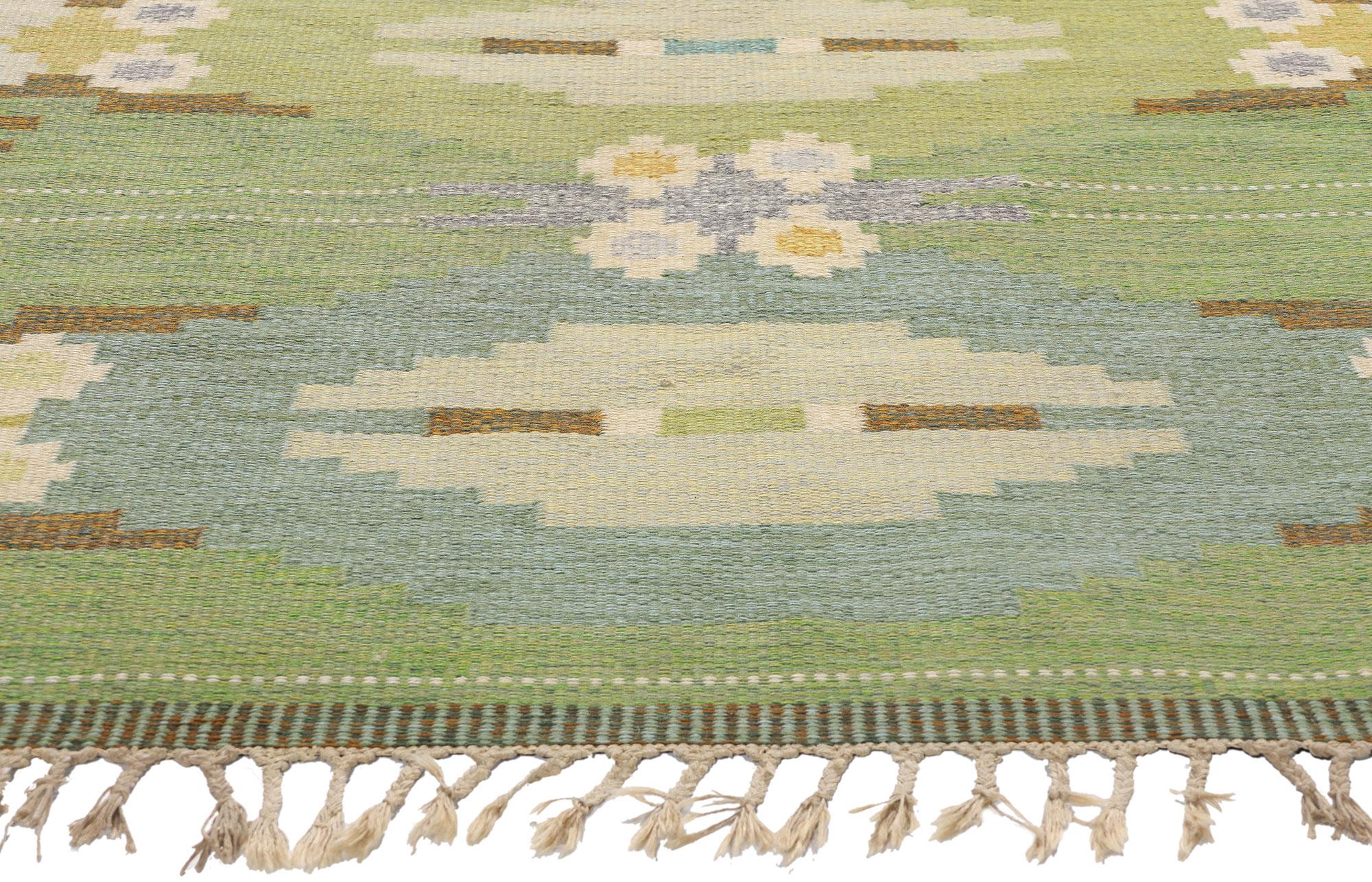 Ingegerd Silow, svedese, scandinavo, anni '50, Röllakan, design biofilico con tonalità della terra. in vendita 6