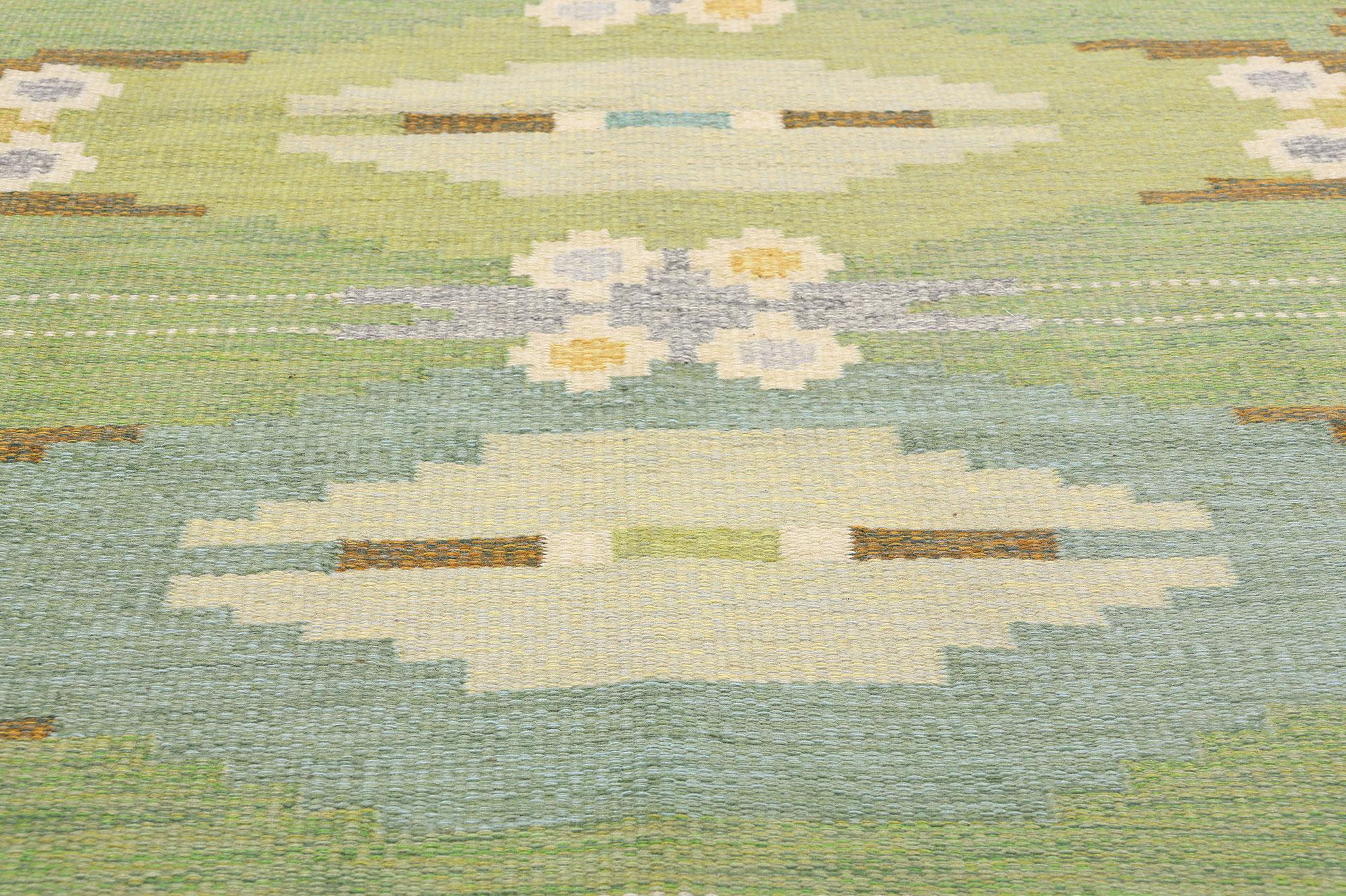 Lana Ingegerd Silow, svedese, scandinavo, anni '50, Röllakan, design biofilico con tonalità della terra. in vendita