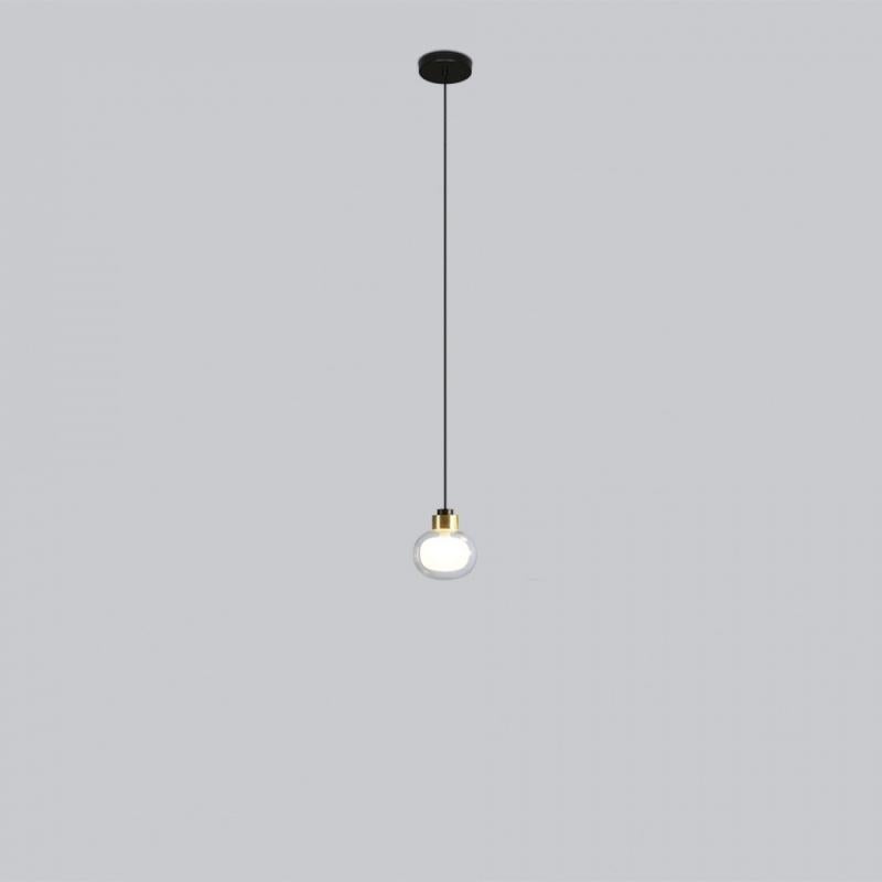 Code 552.22 
1950s inspired collection of elegant and sophisticated lamps representing the detail to enrich any location. A double-sided spherical bright object in borosilicate glass makes these lamps available in different compositions and a