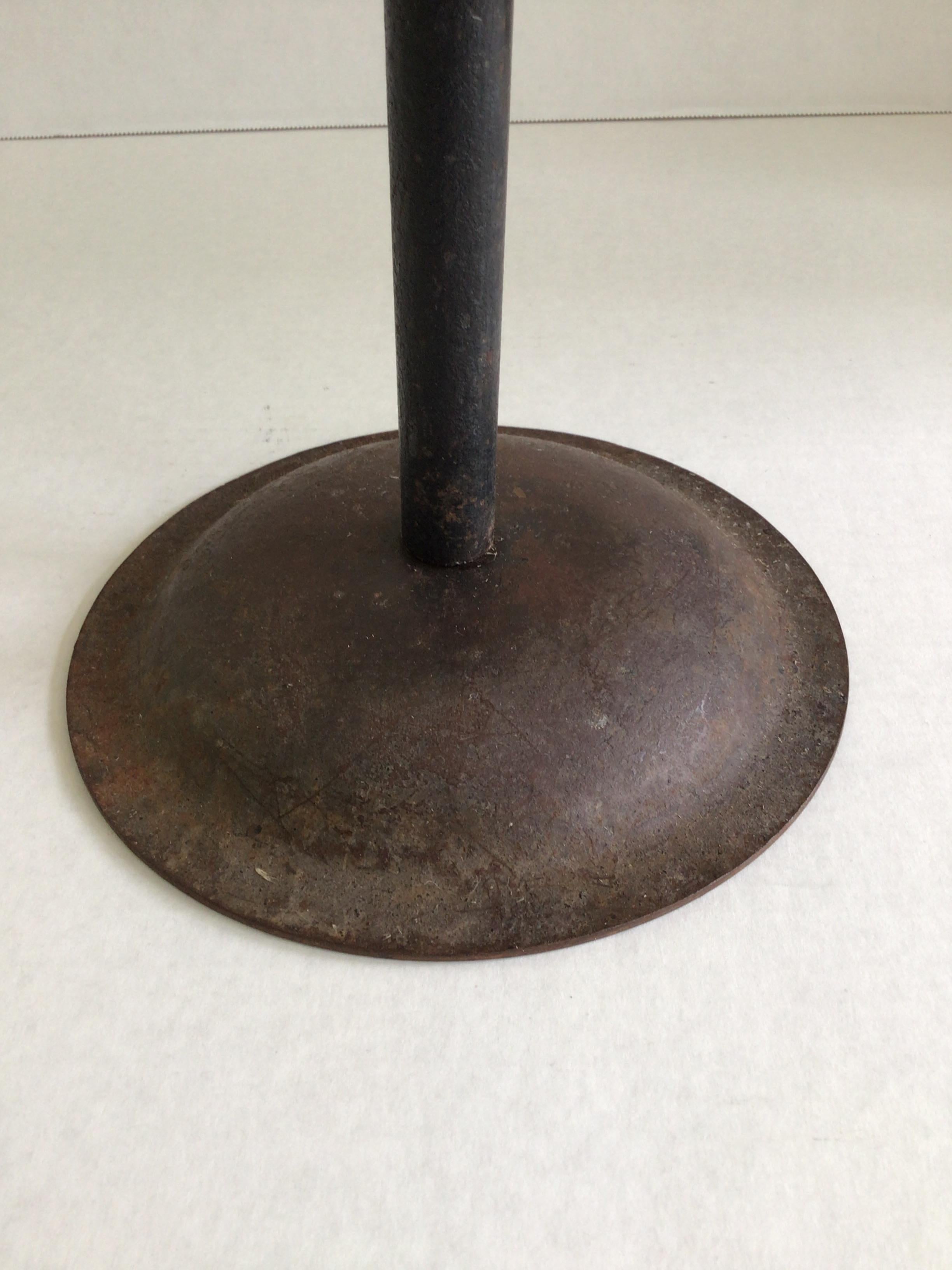 1950s Iron Armillary or Rotating Sphere on Metal Base For Sale 5