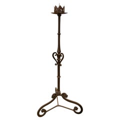 1950's Iron Candle Holder