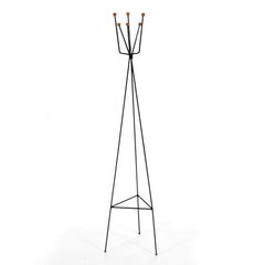 Porte-manteau/ Stand en fer des années 1950