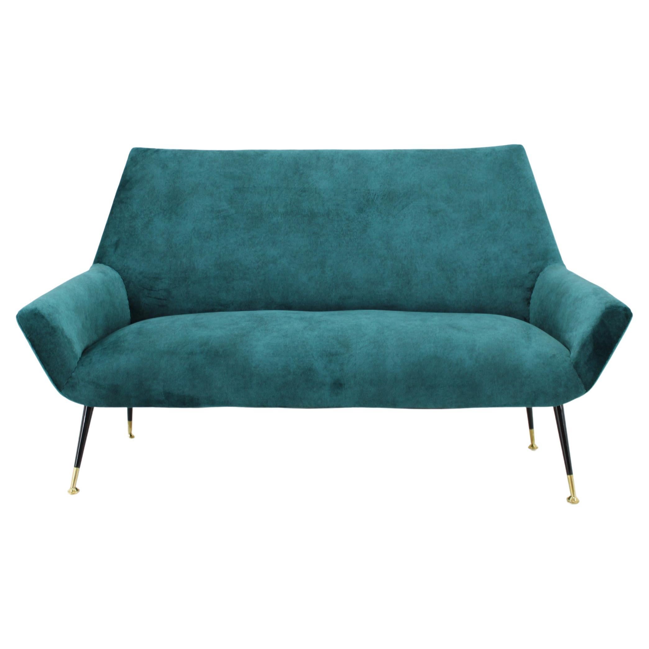 1950s Italian 2-Seater Sofa , Restored