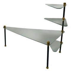 Vintage 1950's French 4 tier Etagere Table
