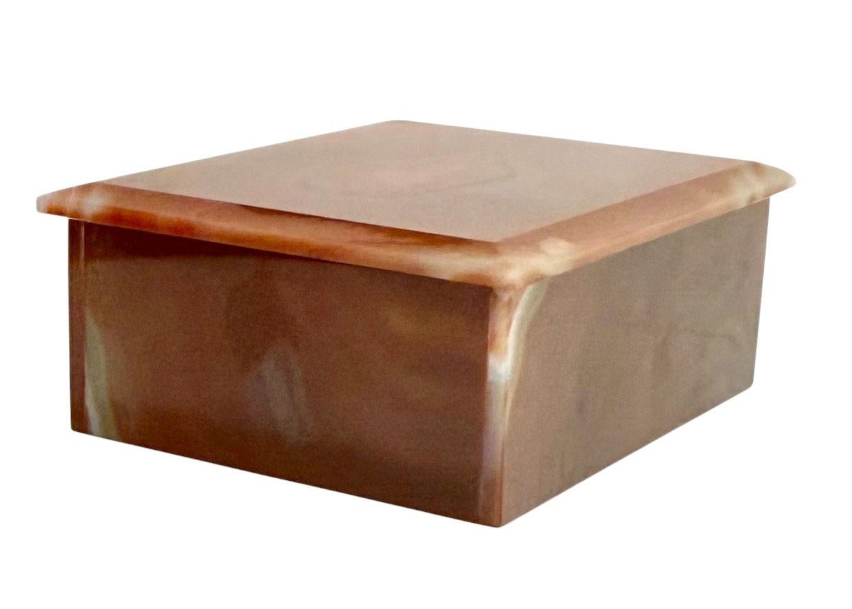 1950s Italian Agate Box For Sale 8