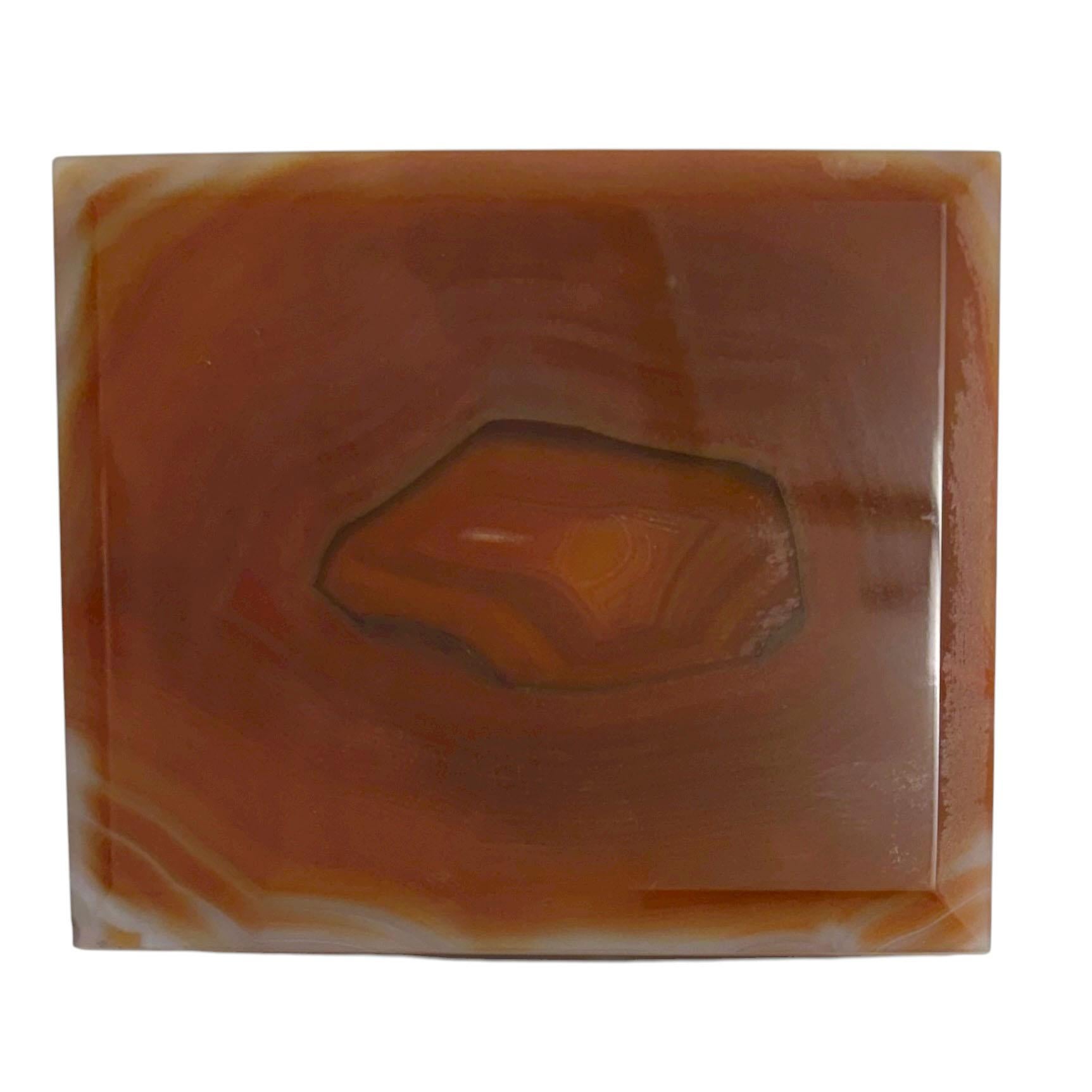 1950s Italian Agate Box For Sale 2