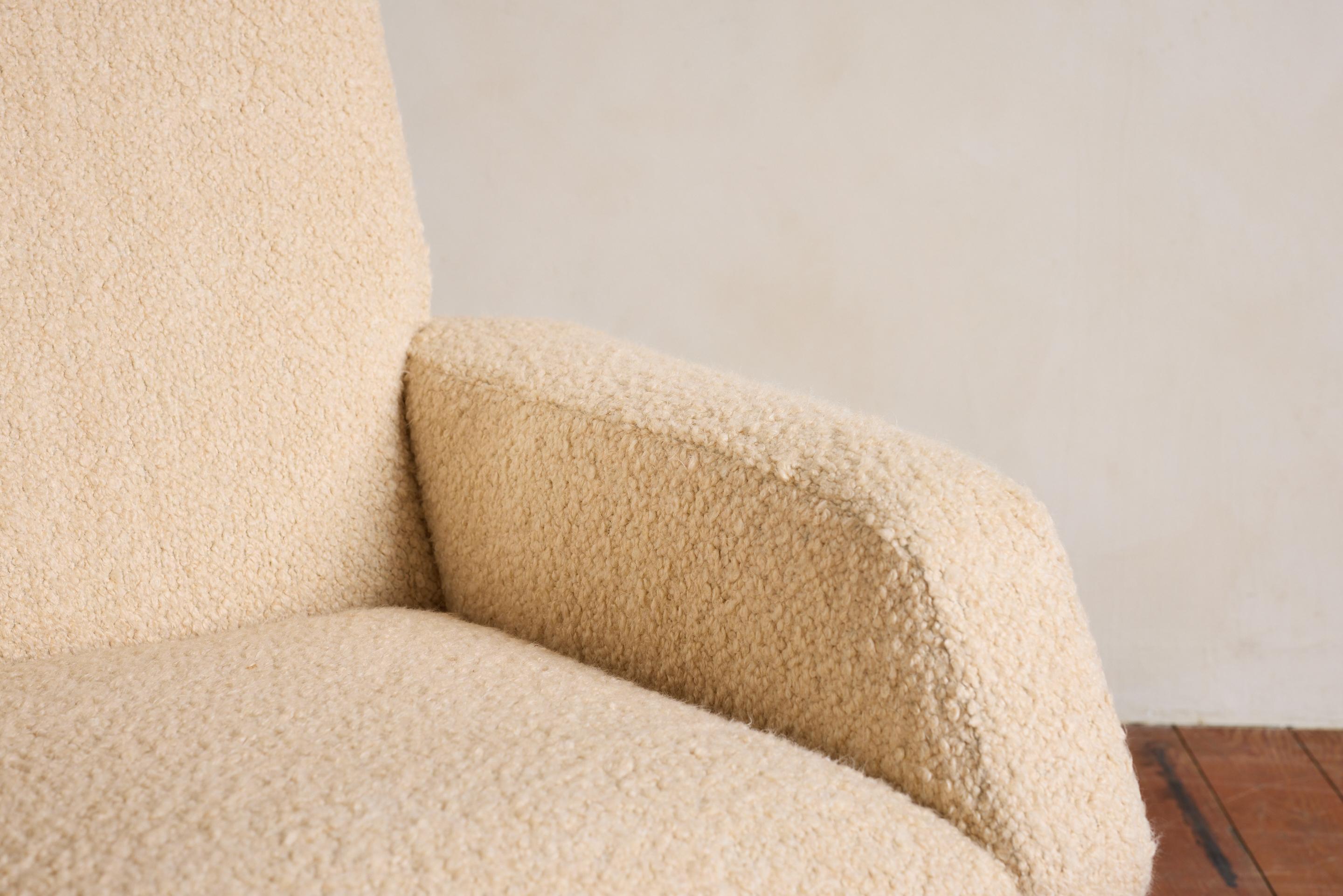 Sillones angulares italianos de los años 50 Latón en venta