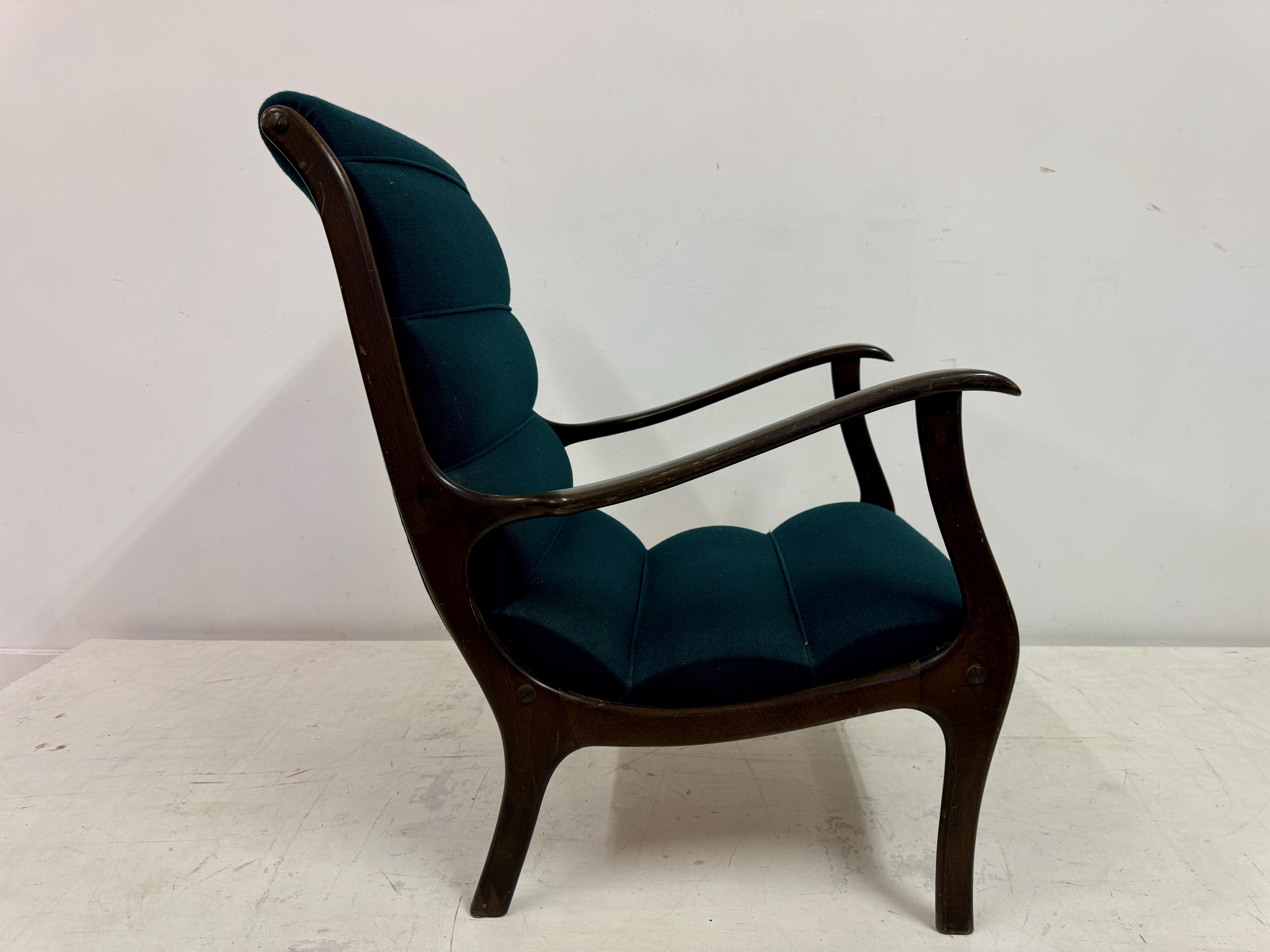 1950s Italian Armchair by Ezio Longhi 4