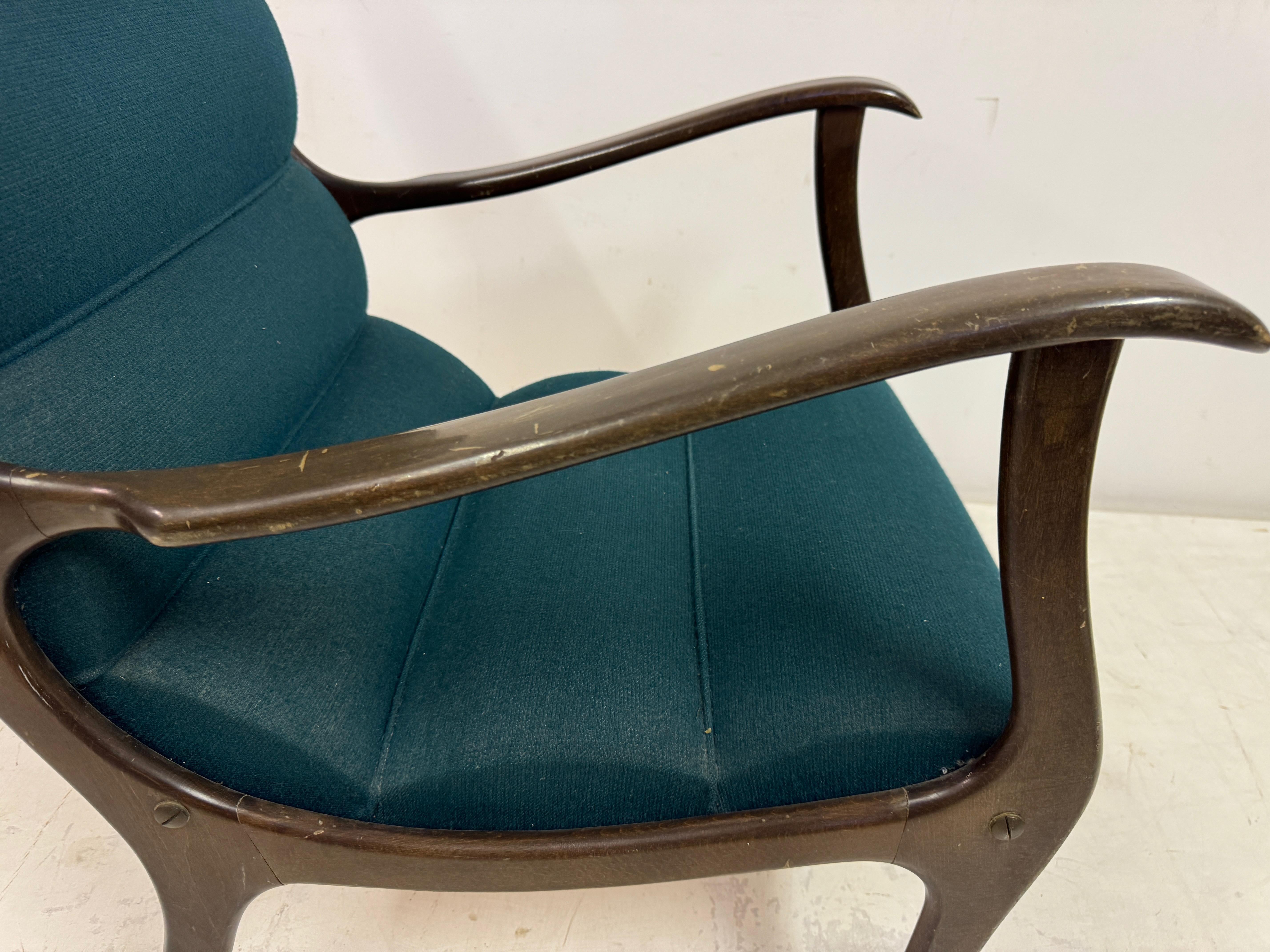 1950s Italian Armchair by Ezio Longhi 9