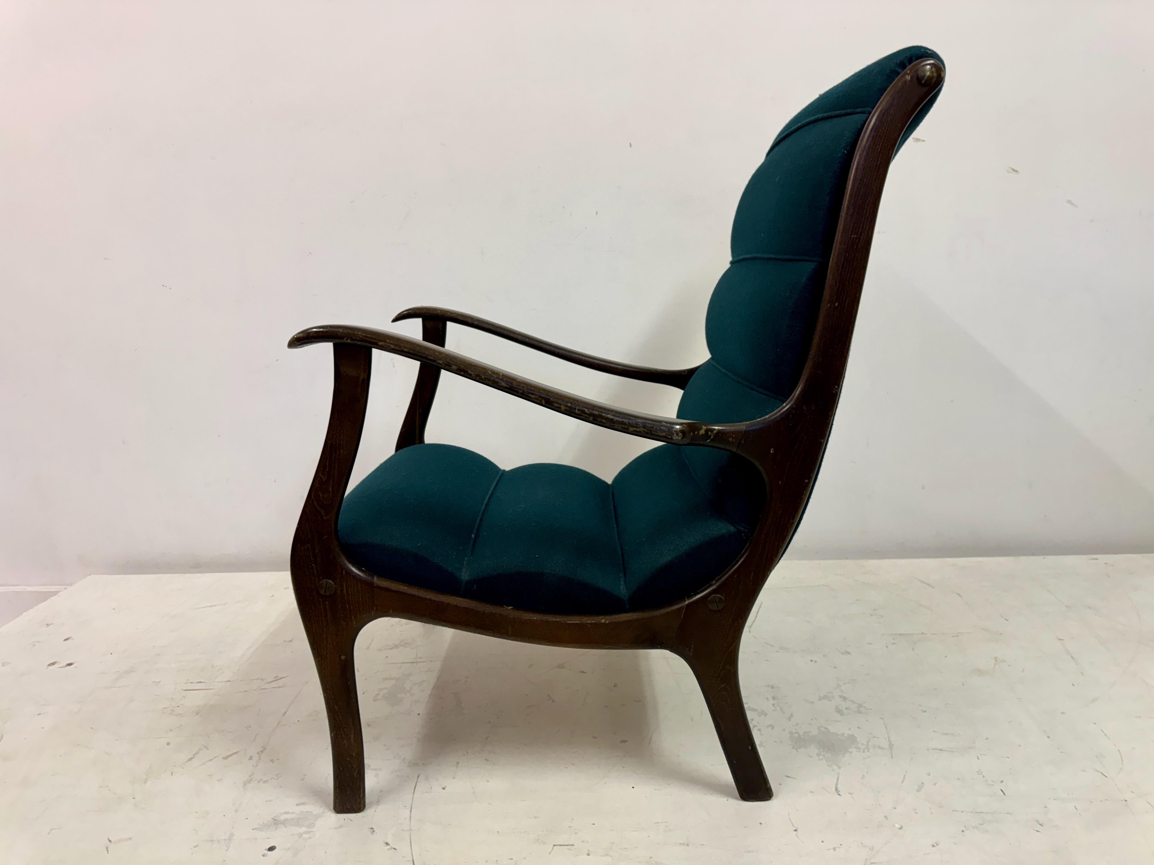 1950s Italian Armchair by Ezio Longhi 1