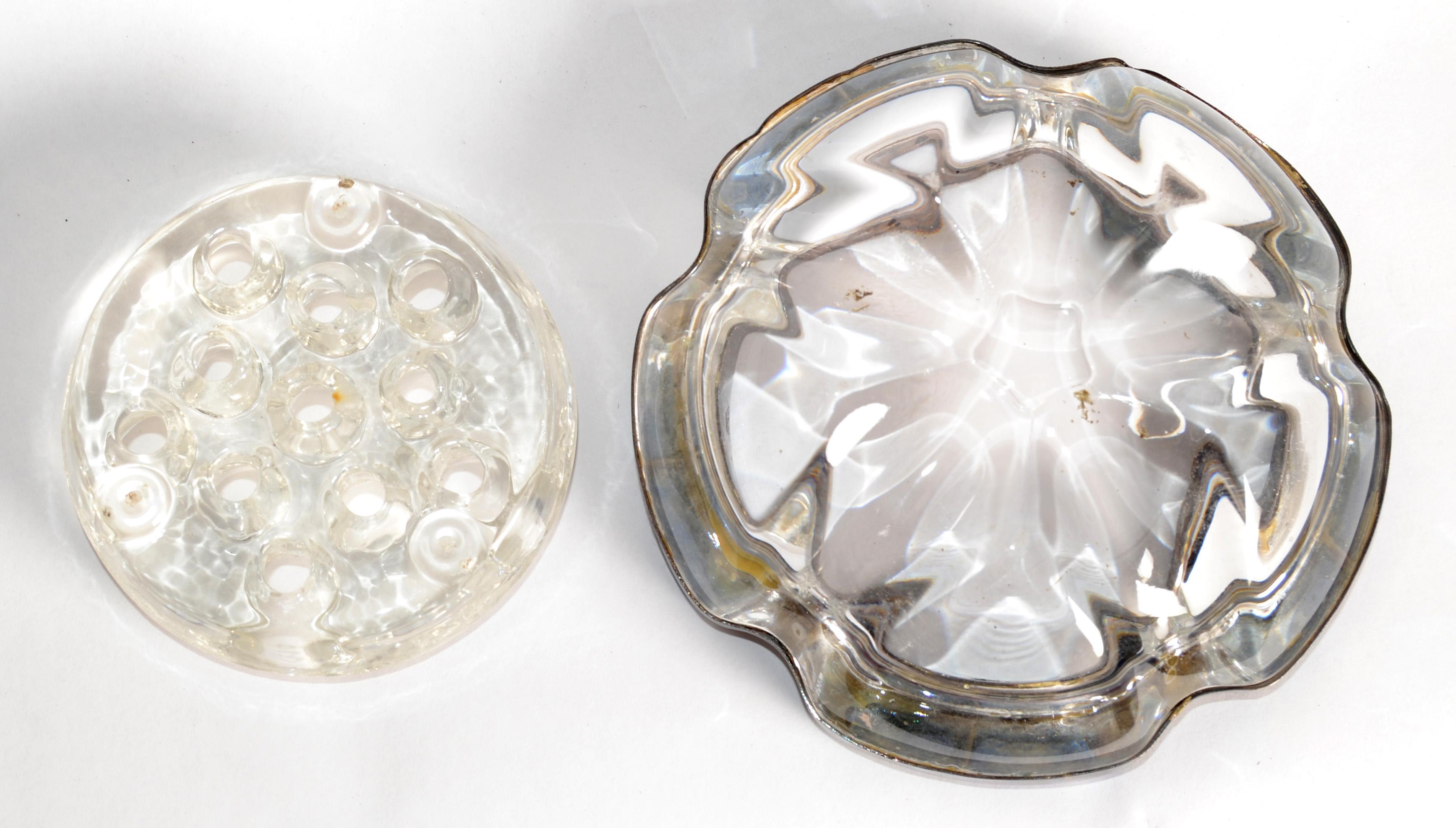 Posacenere per sigari in vetro di Murano blu intenso con pietra di Lapislazzuli degli anni '50 in vendita 5