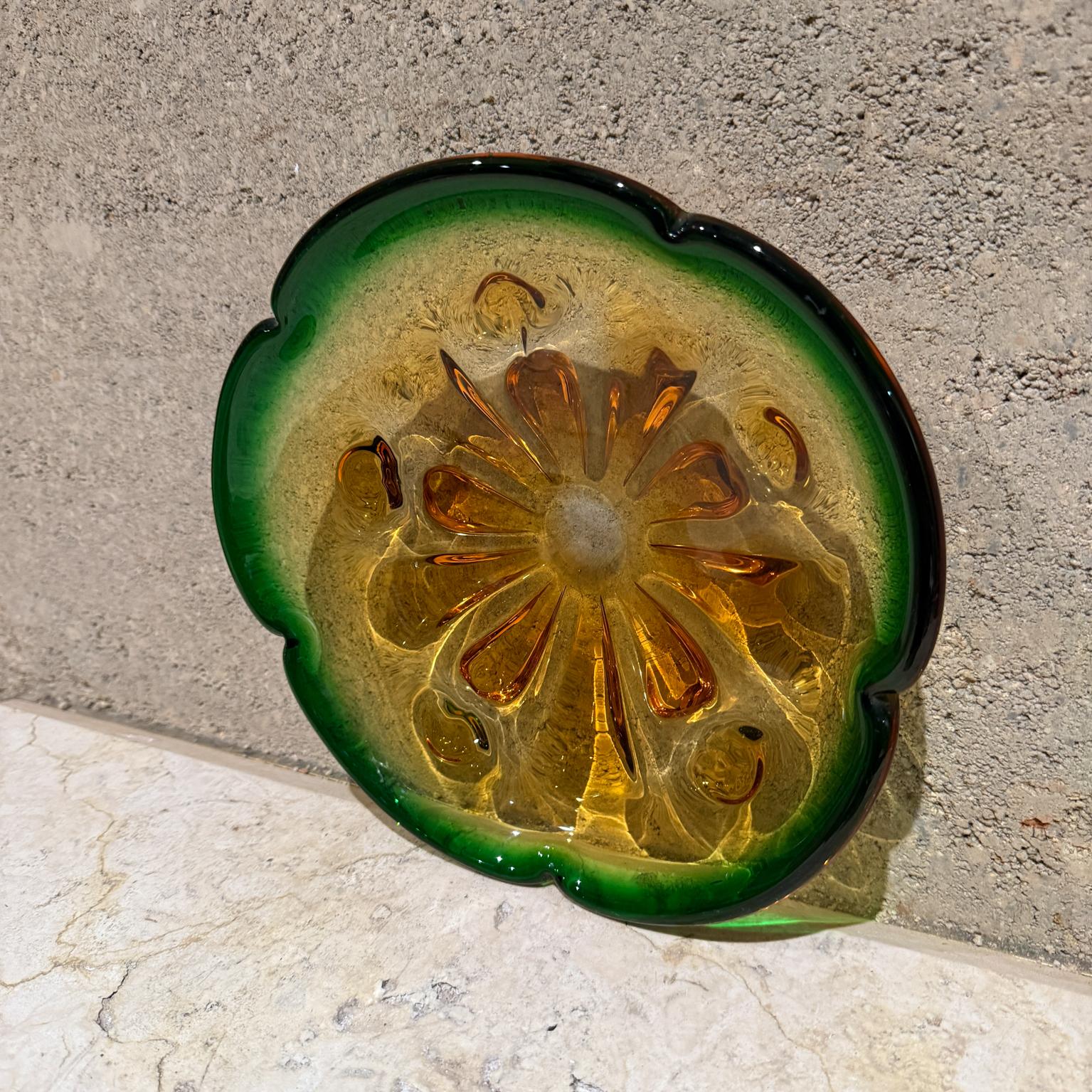 Ciotola in vetro d'arte italiano del 1950 Greene & Greene, Murano Mid Century Modern Seguso in vendita 1