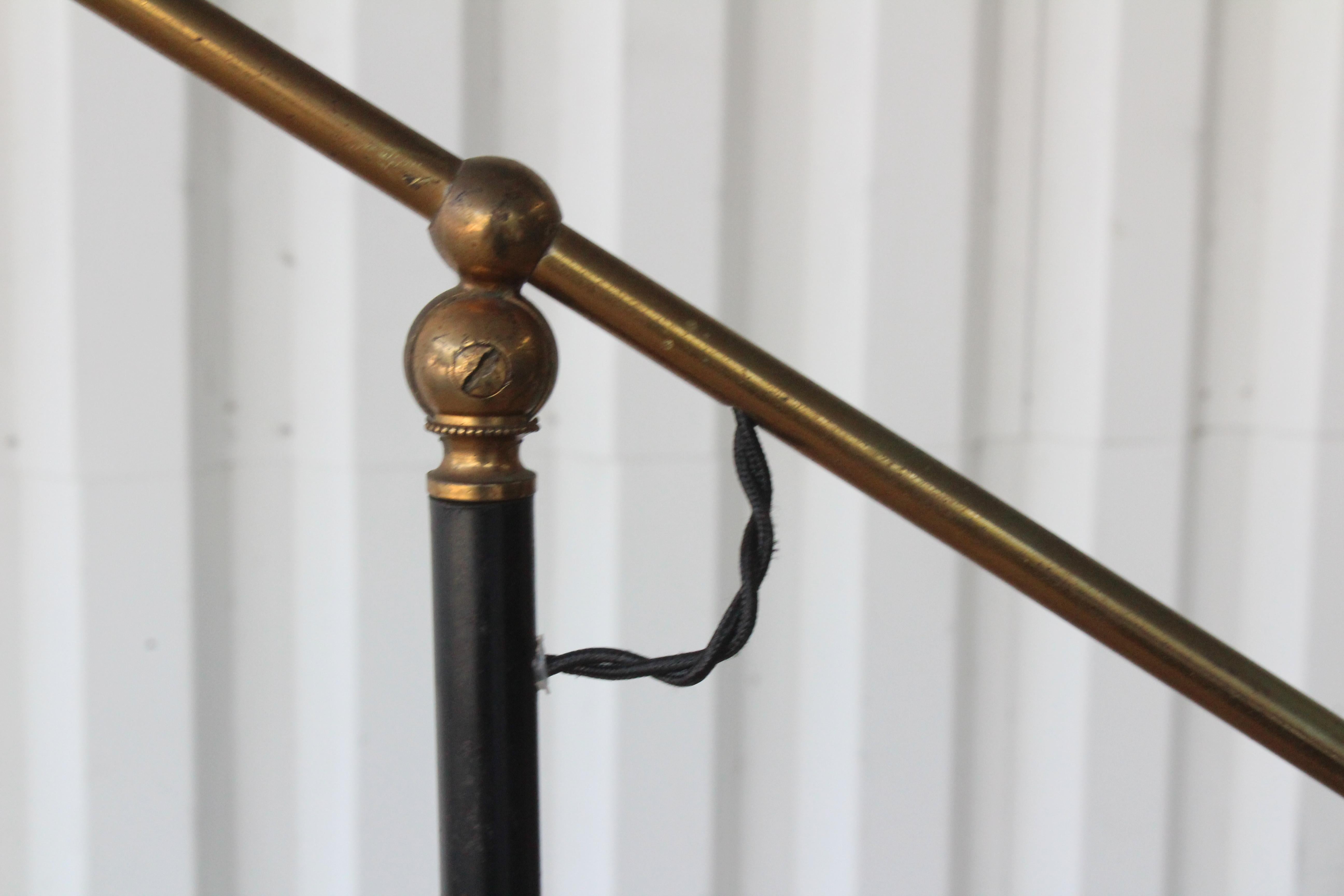 1950s Italian Articulating Iron Floor Lamp 9