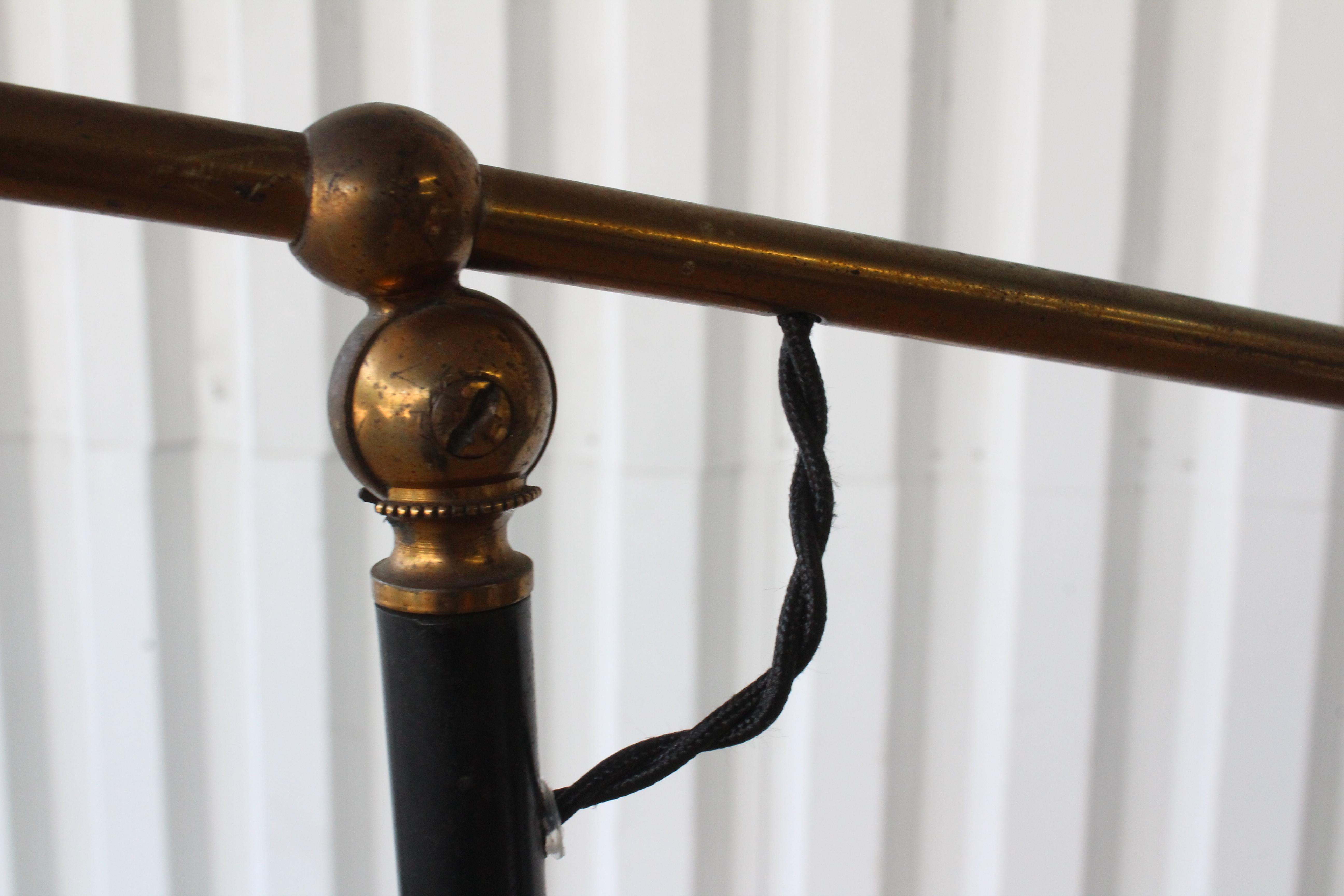 1950s Italian Articulating Iron Floor Lamp 3