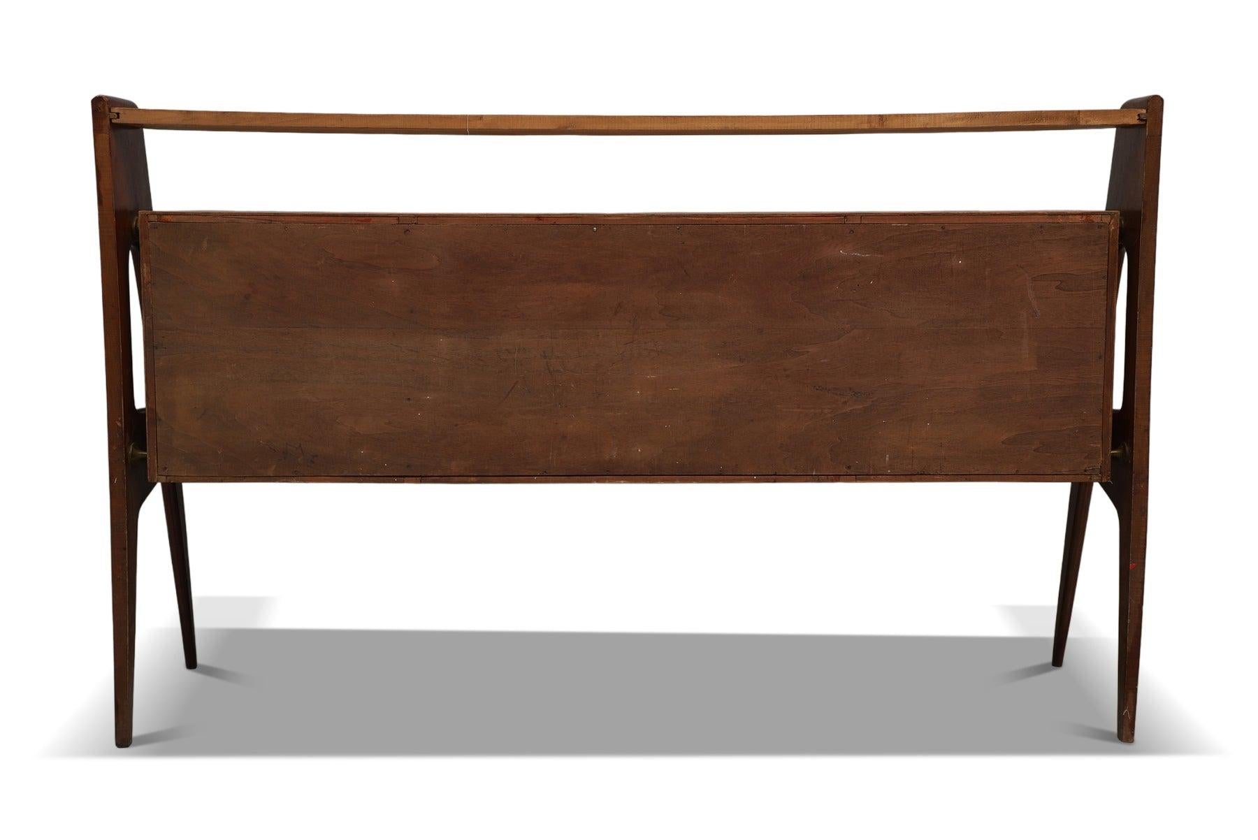 Wood 1950s Italian Atomic Sideboard in the Manner of Vittorio Dassi For Sale
