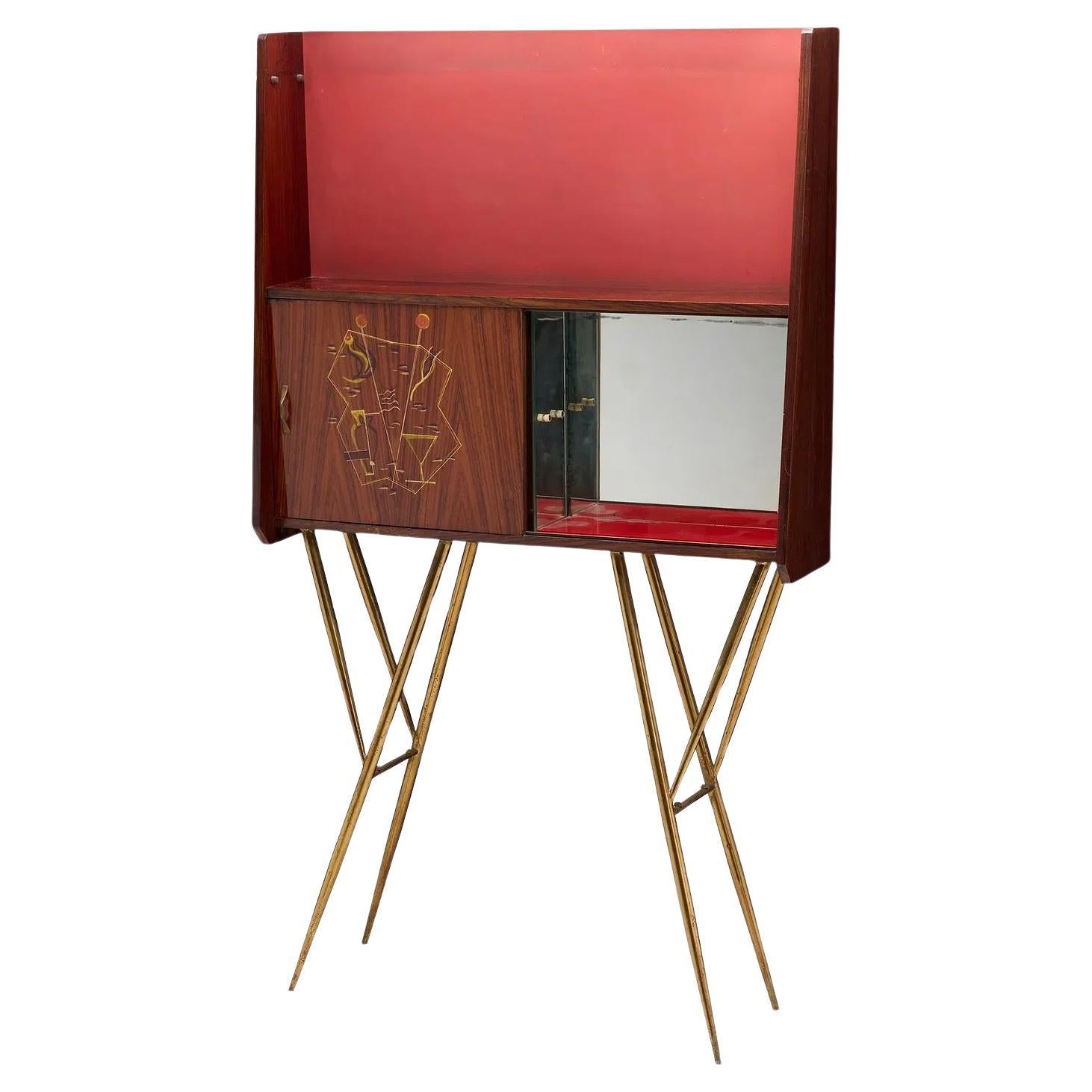 1950's Italian Back Bar For Sale