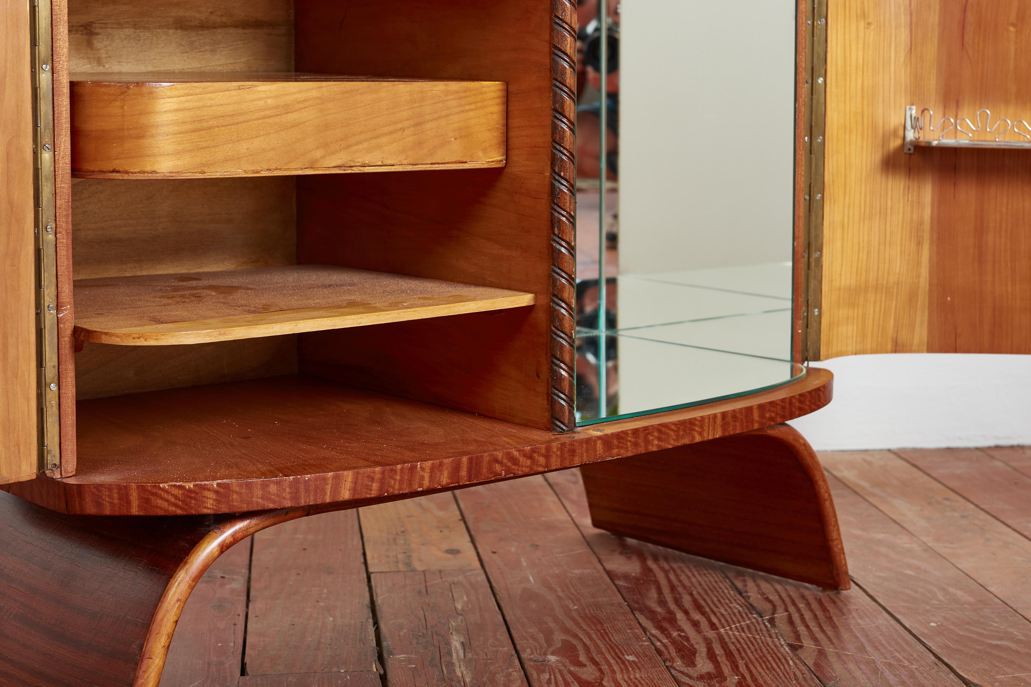 1950s Italian Bar Cabinet by Galleria Mobli d'Arte Cantu 6