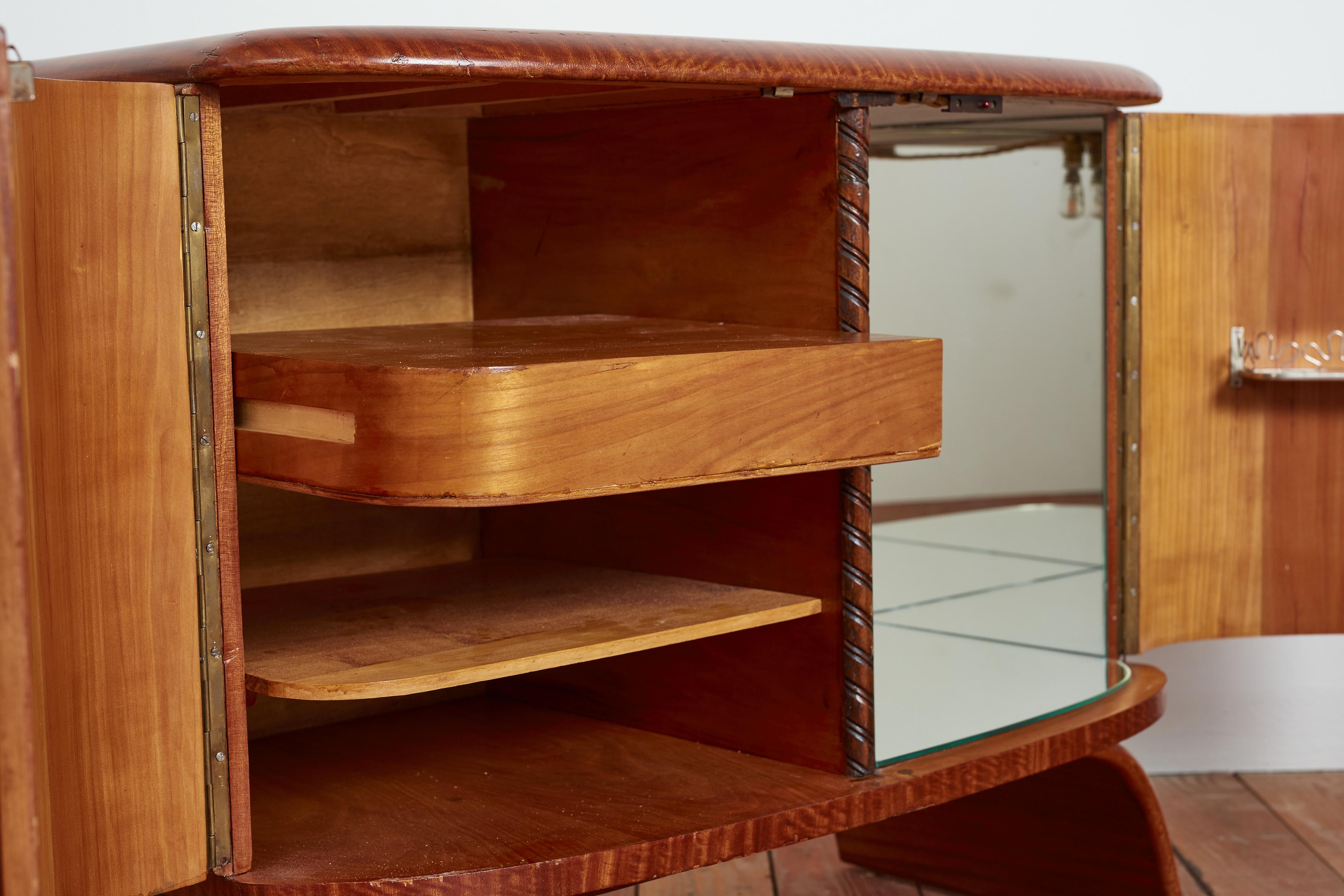 1950s Italian Bar Cabinet by Galleria Mobli d'Arte Cantu 7