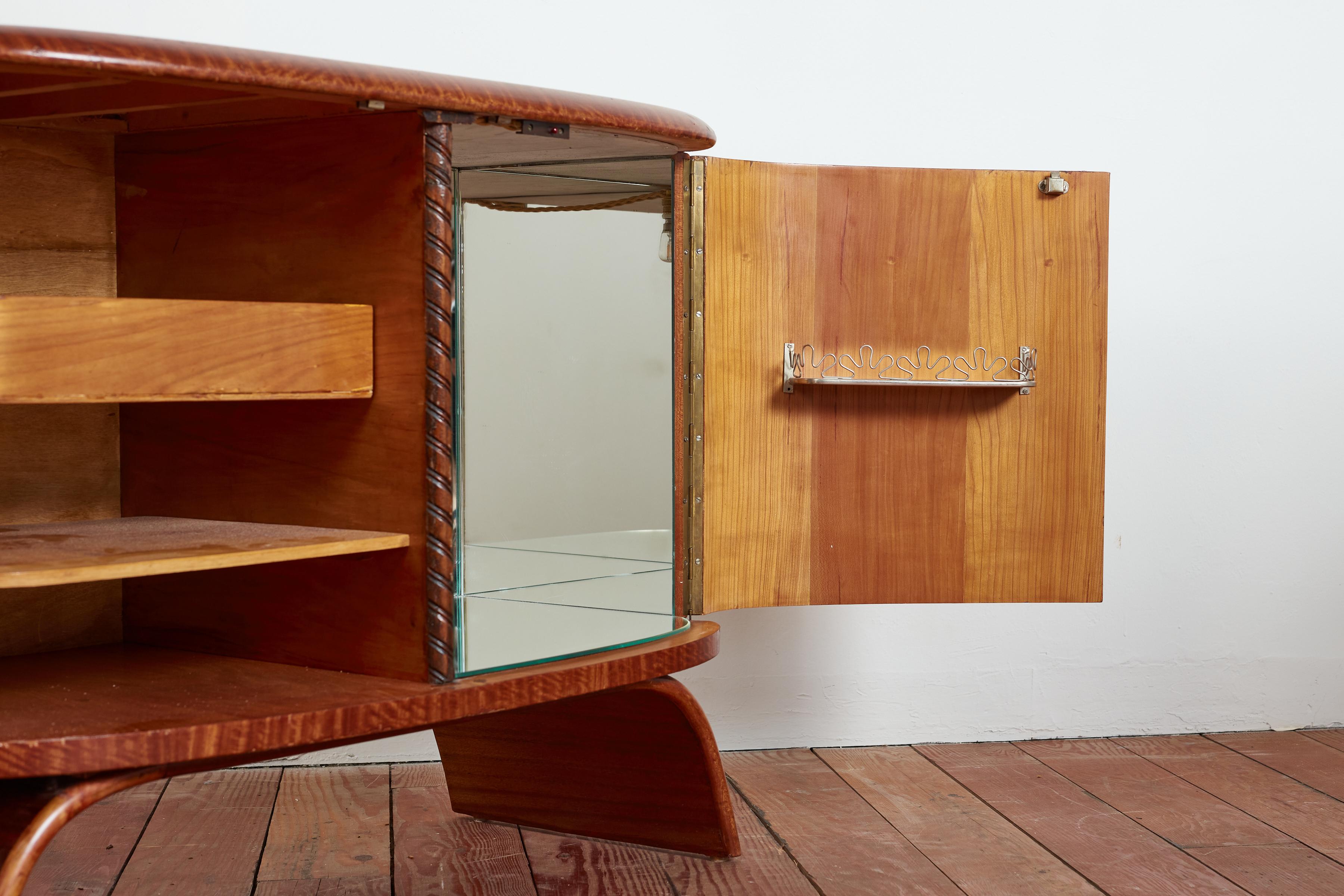 1950s Italian Bar Cabinet by Galleria Mobli d'Arte Cantu 8