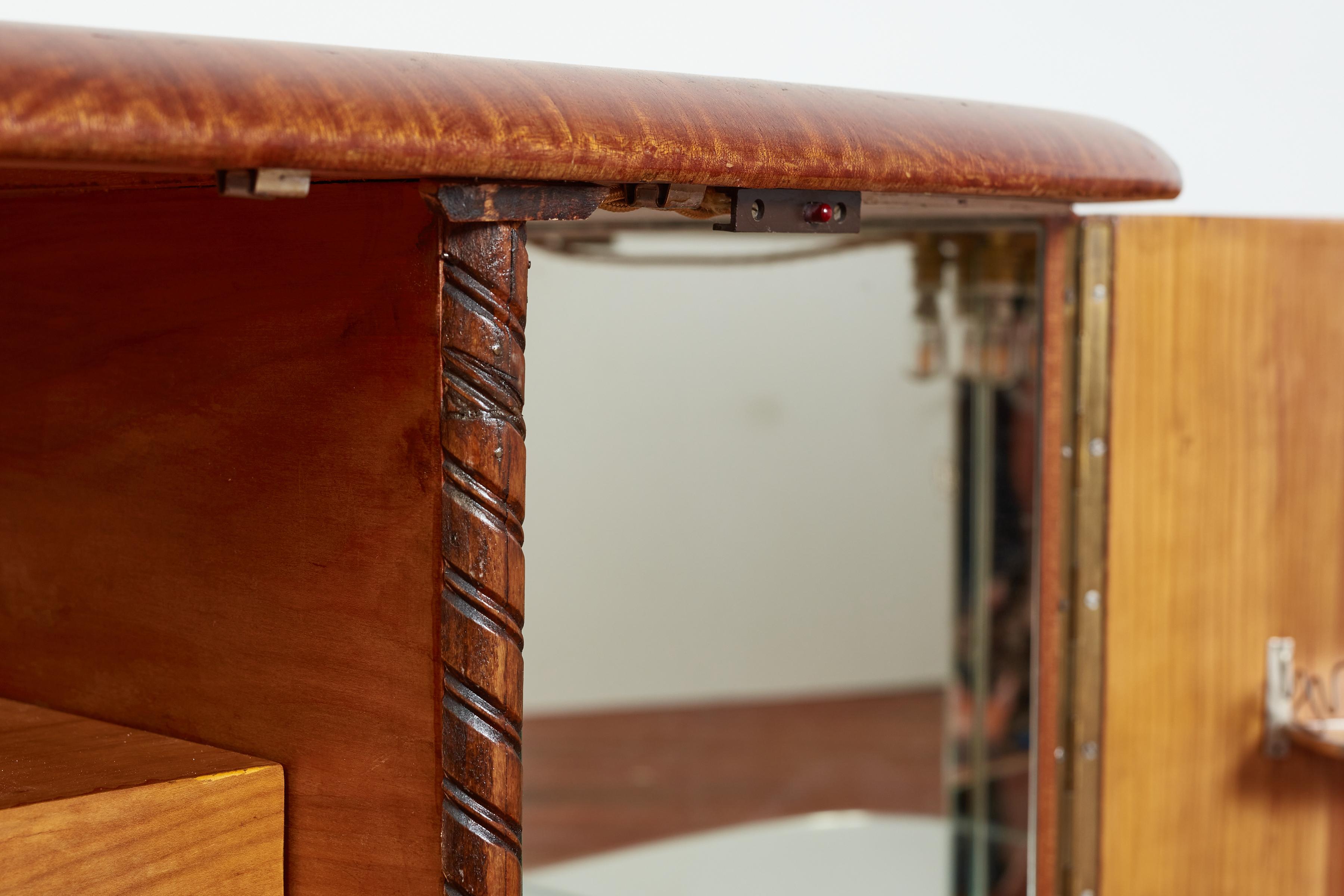 1950s Italian Bar Cabinet by Galleria Mobli d'Arte Cantu 12