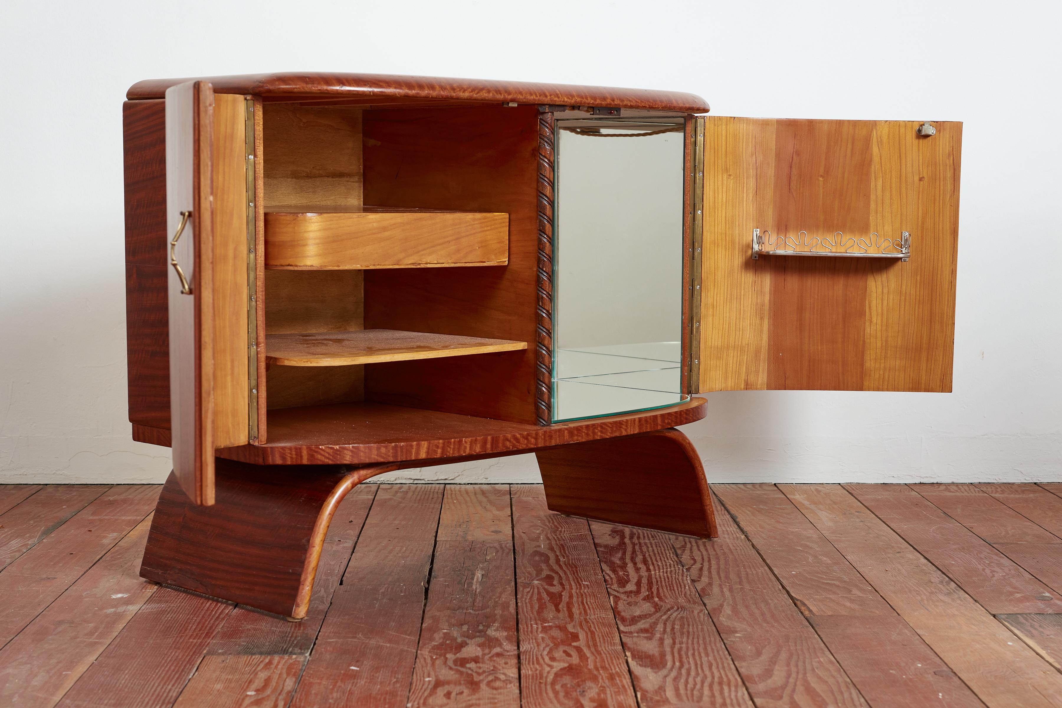 1950s Italian Bar Cabinet by Galleria Mobli d'Arte Cantu 1